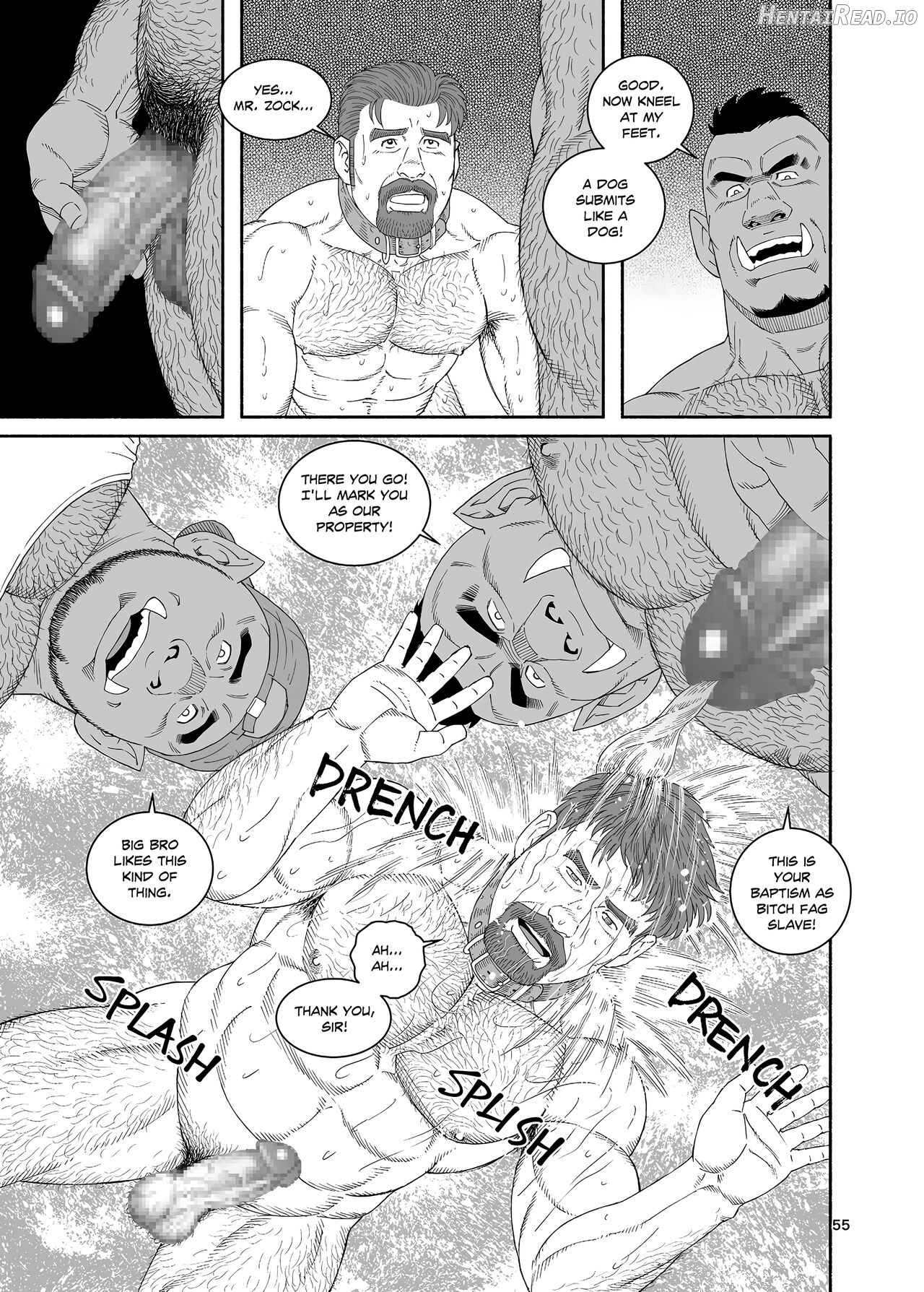 Tagame Gengoroh] B.S.B. Big Sir's Bitches : A Farmer - In the Case of Ted Sterling Chapter 1 - page 56