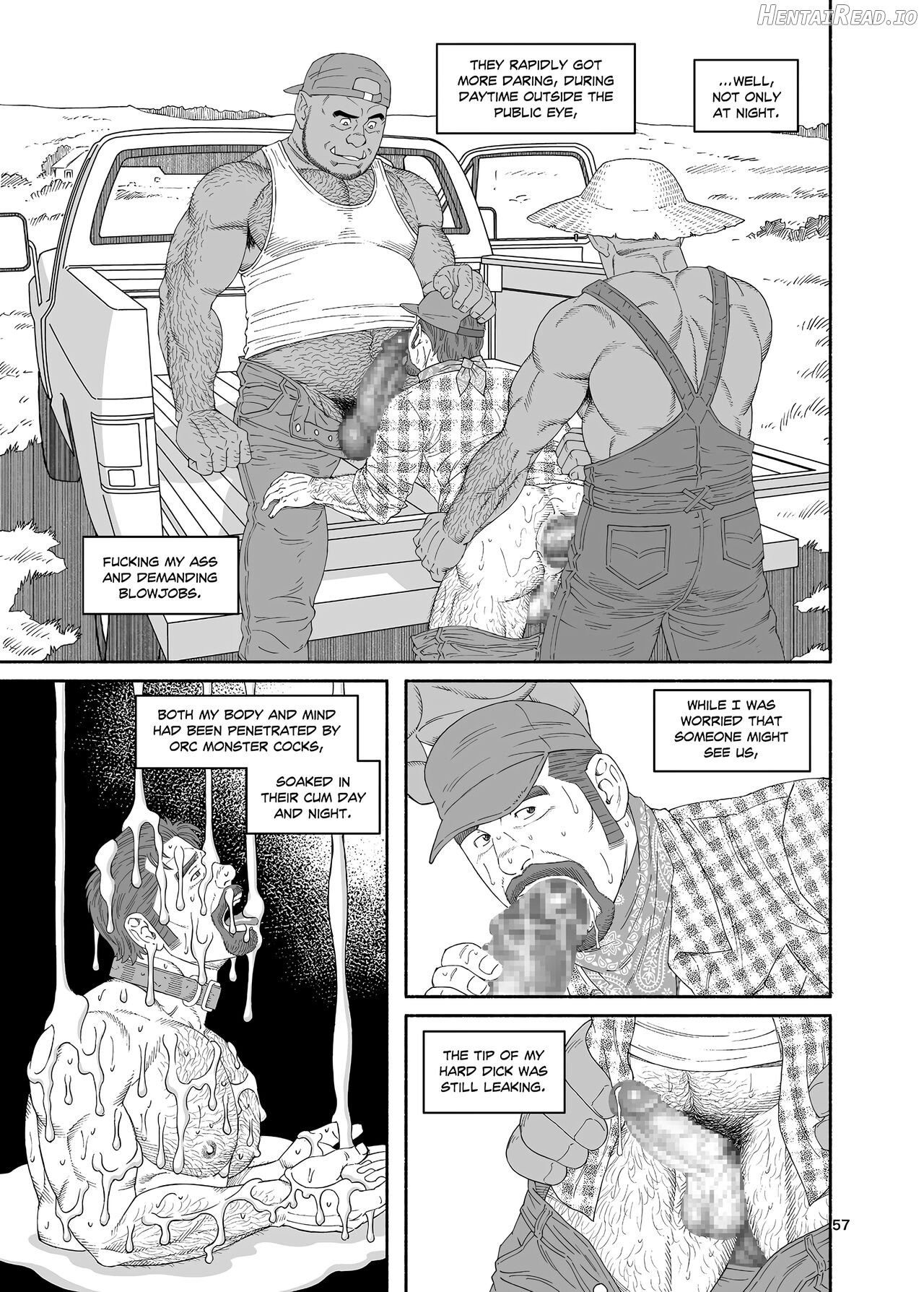 Tagame Gengoroh] B.S.B. Big Sir's Bitches : A Farmer - In the Case of Ted Sterling Chapter 1 - page 58