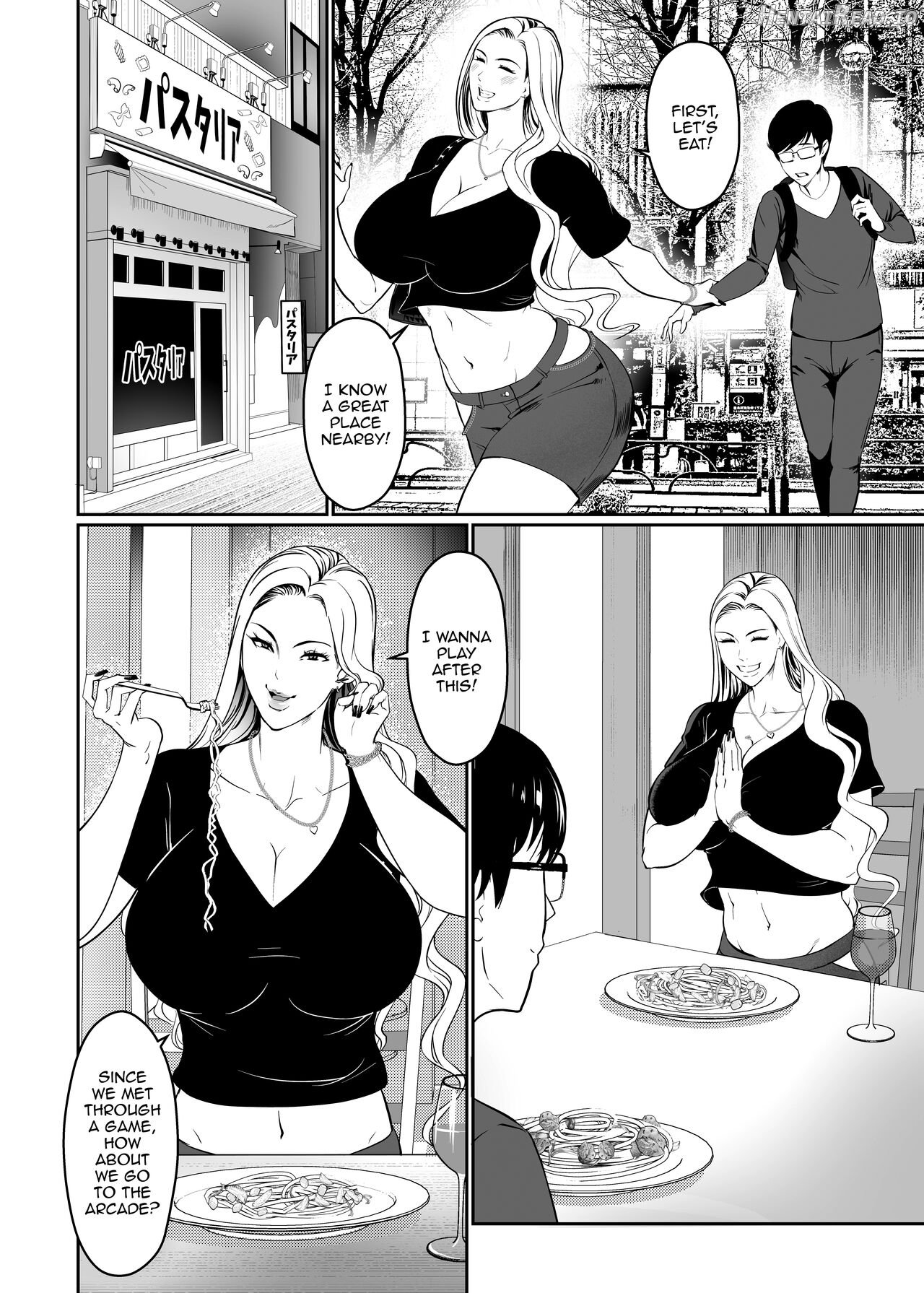 - That Girl Who Was So Pure In-game Turned Out To Be a Tall Gyaru Chapter 1 - page 8