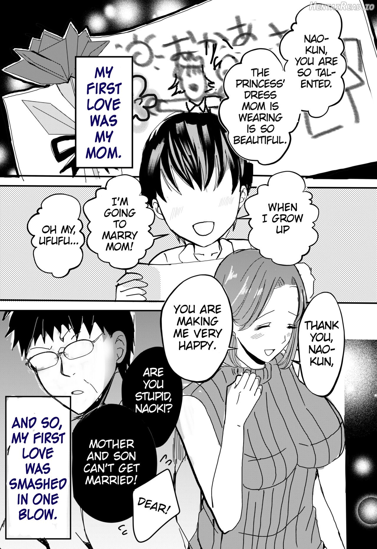 Bonyuu Kaa-san no Naka ni Modoritai 1 ~Kaa-san ga Kinshin Koubi o Yume da to Omoikonderu Ken~ Chapter 1 - page 2