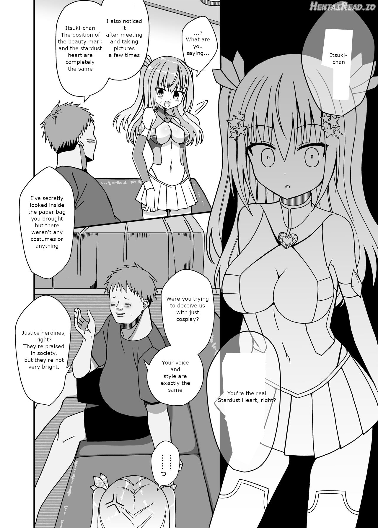 I transformed into a heroine after undergoing sex change but since it was a perverted one, when I took off my clothes, I was turned into a female. Chapter 1 - page 15