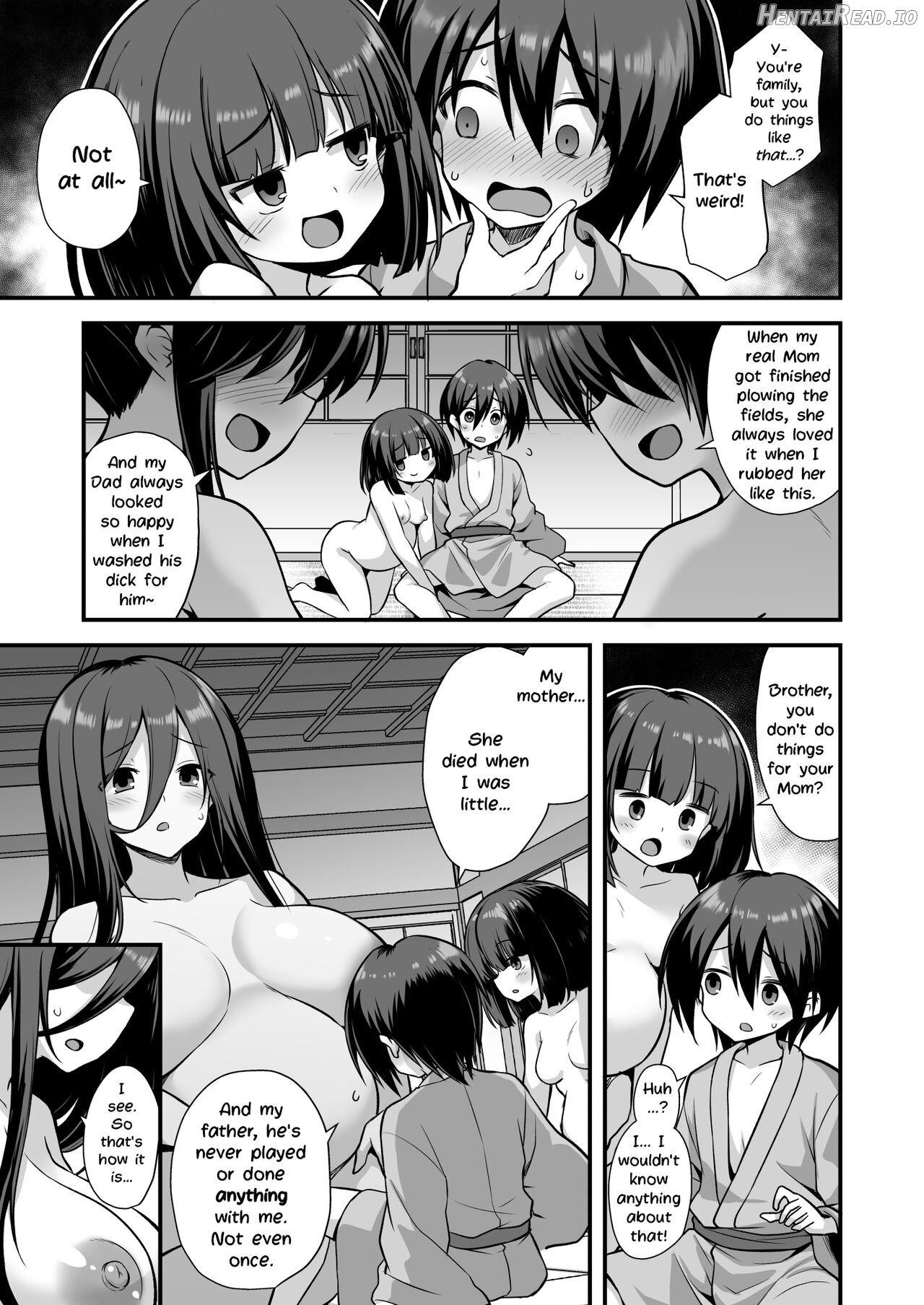 Kaidan Toshi Densetsu Inaka de Ooki na Oneesan Ie ni Sasowaretara Maiban Rankou Ecchi shiteiru Ie Datta Chapter 1 - page 33