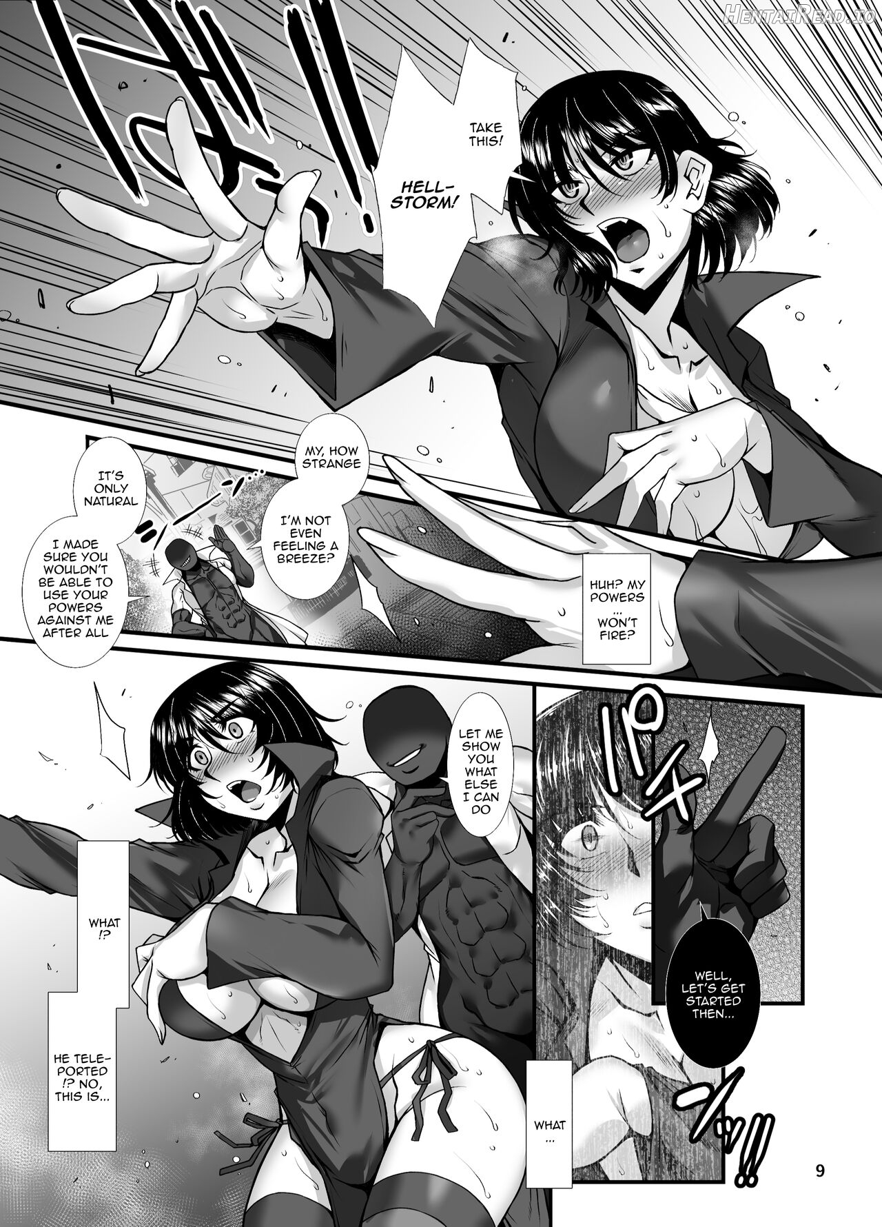 Fubuki Ranshin Kouhen "B-kyuu 1-i Hero ga Dosukebe Saimin nanka ni Makeru hazu ga......" Chapter 1 - page 8