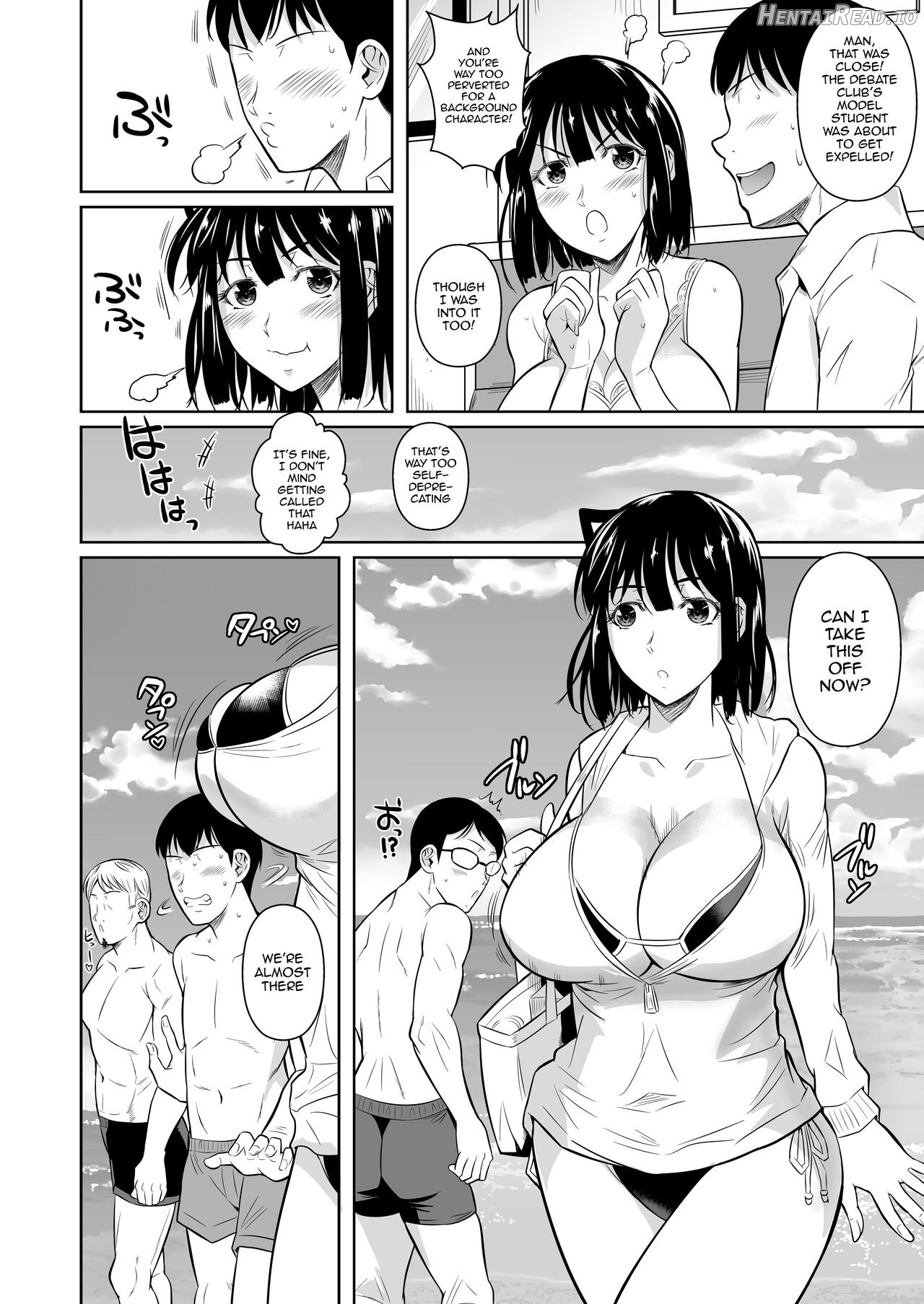 Bocchi no Mob 3 Kanojo ga Dosukebe Mizugi ni Kigaetara Chapter 1 - page 13