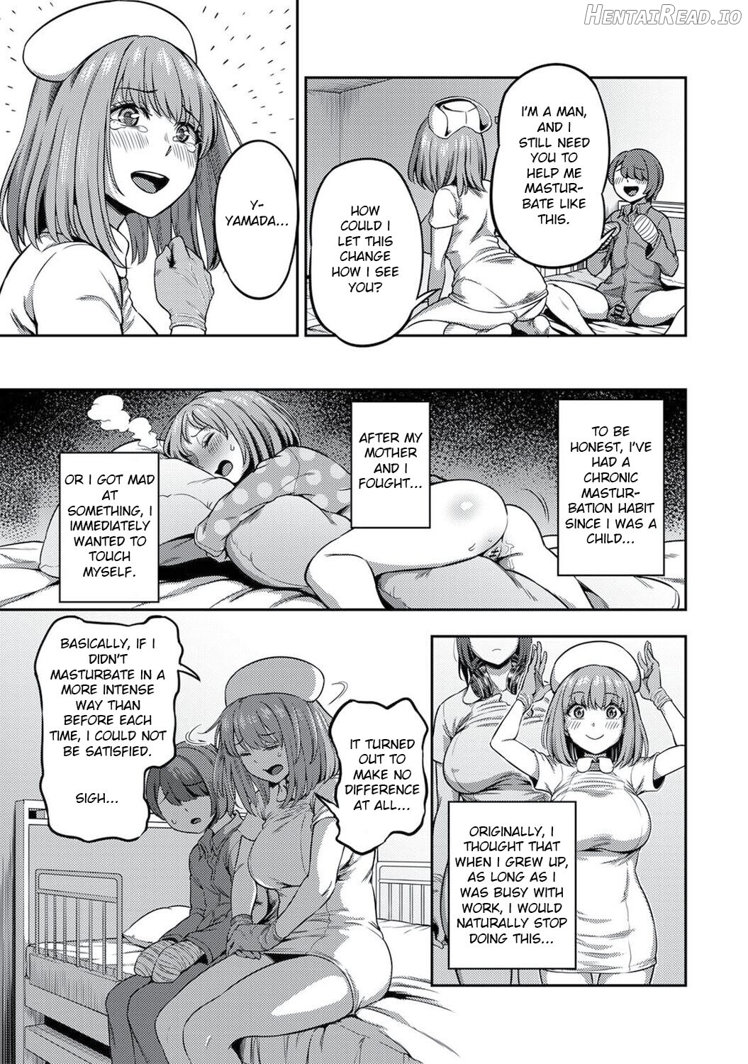 Semen Extraction Ward ~Life in a hospital where a nurse with a nymphomaniac personality manages your orgasms~ Chapter 1 - page 14