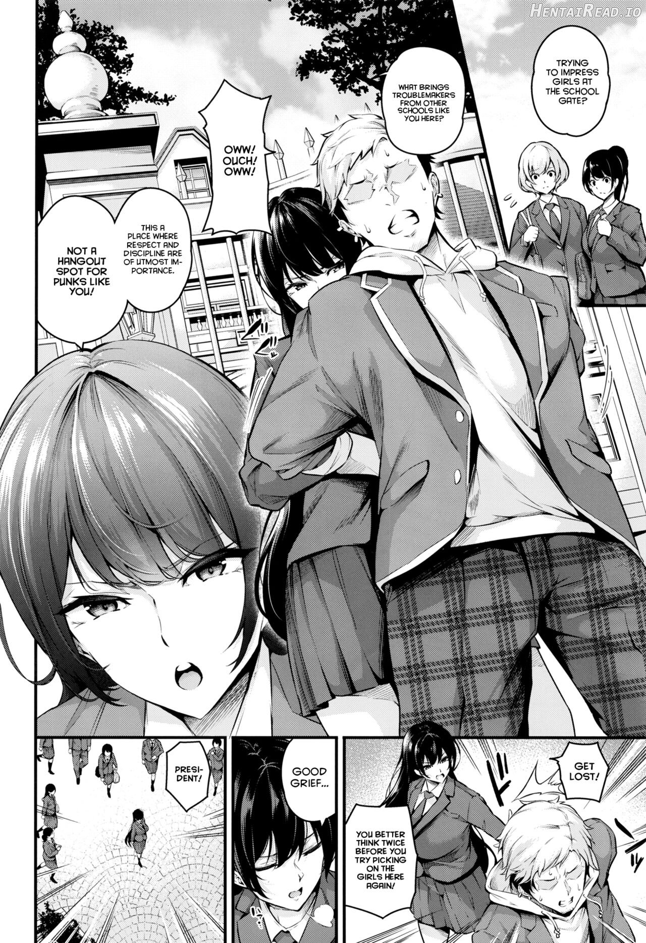 Shiramine Gakuen no Mesubuta Kaichou Chapter 1 - page 4