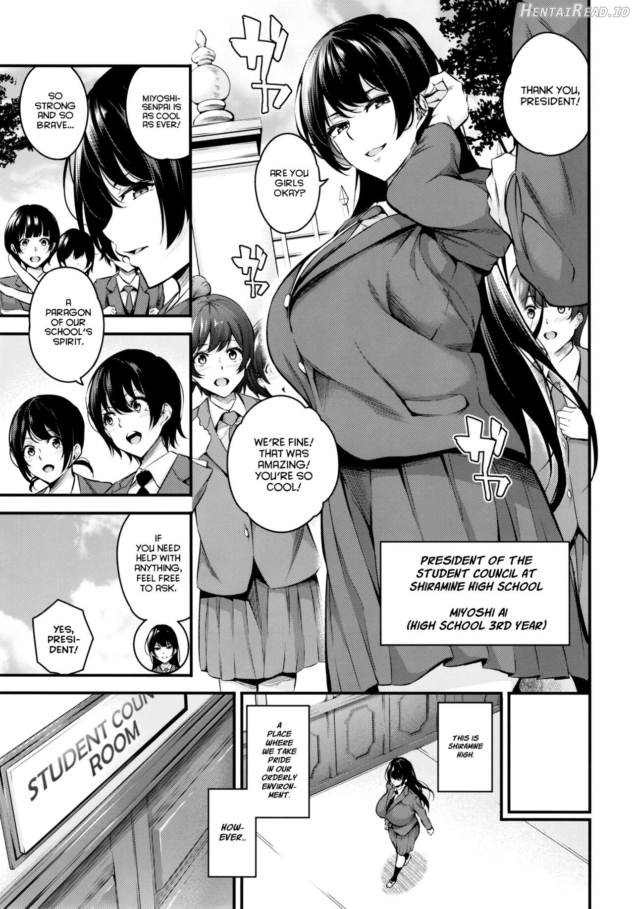 Shiramine Gakuen no Mesubuta Kaichou Chapter 1 - page 5