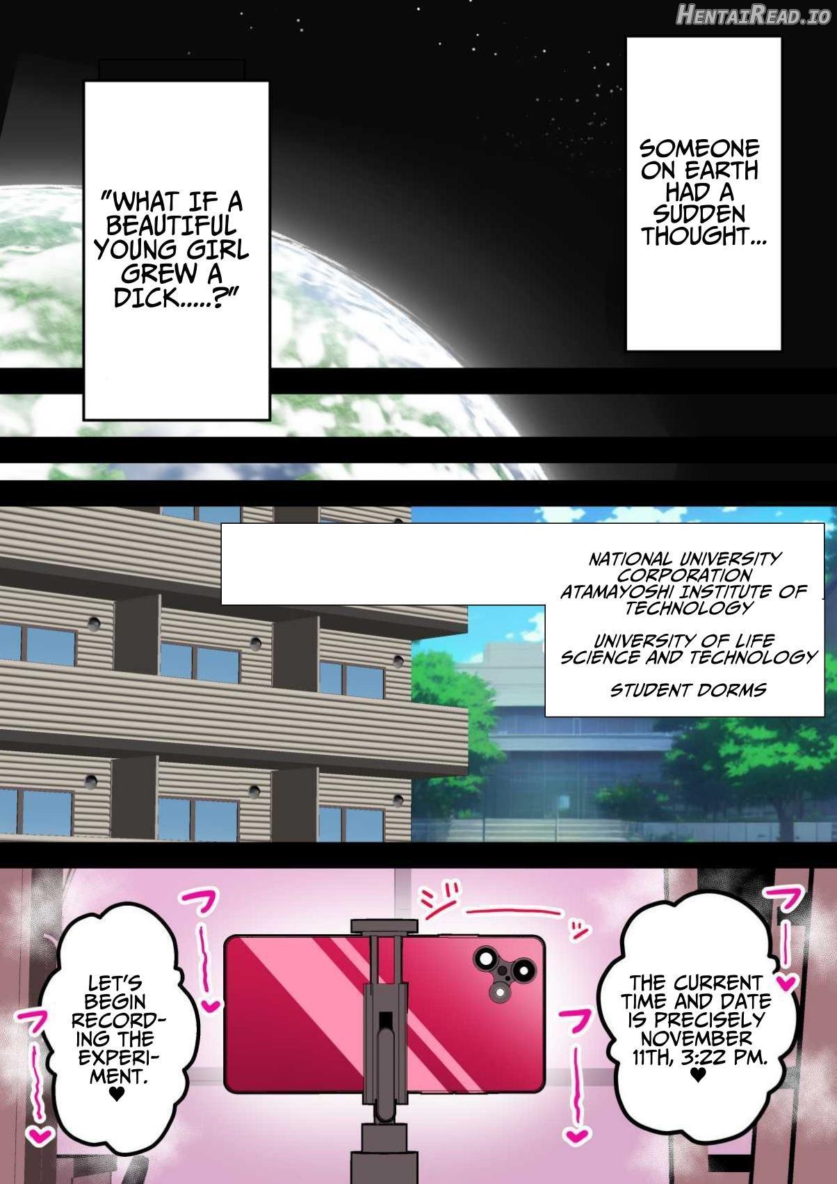 Sanae Tanemaki's "Penis Laboratory" ~ A Story About a Futanari Science Student Who Performs an Aphrodisiac Fueled Sex Experiment on Her Friend's Pussy~ Chapter 1 - page 2