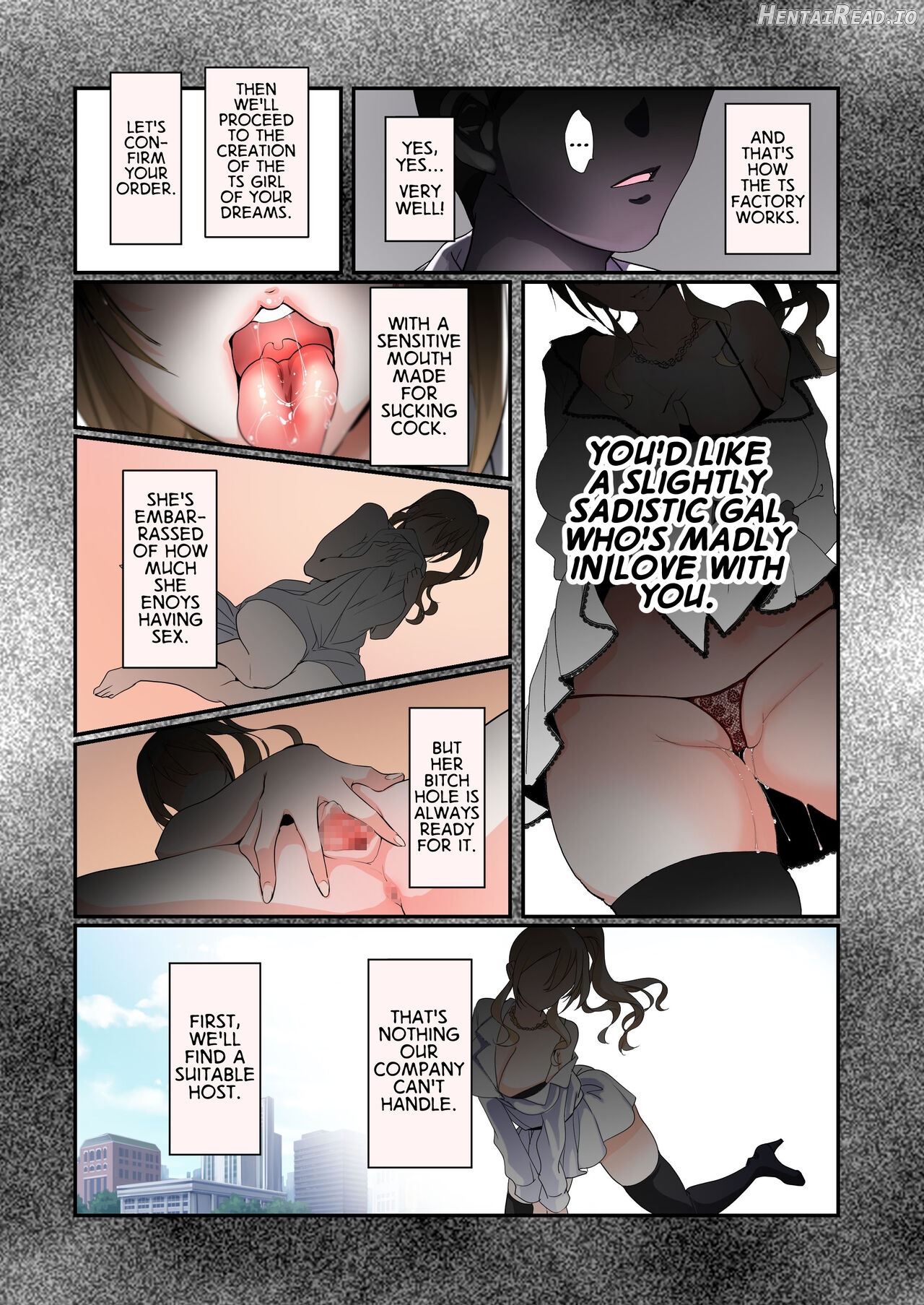 Production Process for a Single Lewd Girl on the TS Onahole Factory. With Some Aftermath Chapter 1 - page 4