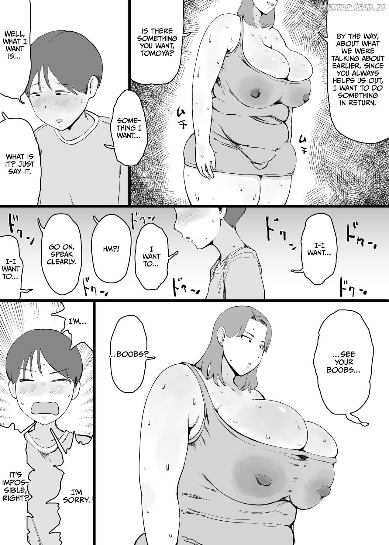 Tomodachi no Okaa-san ni "Oppai o Mitai" to Onegai Shitara... Chapter 1 - page 6