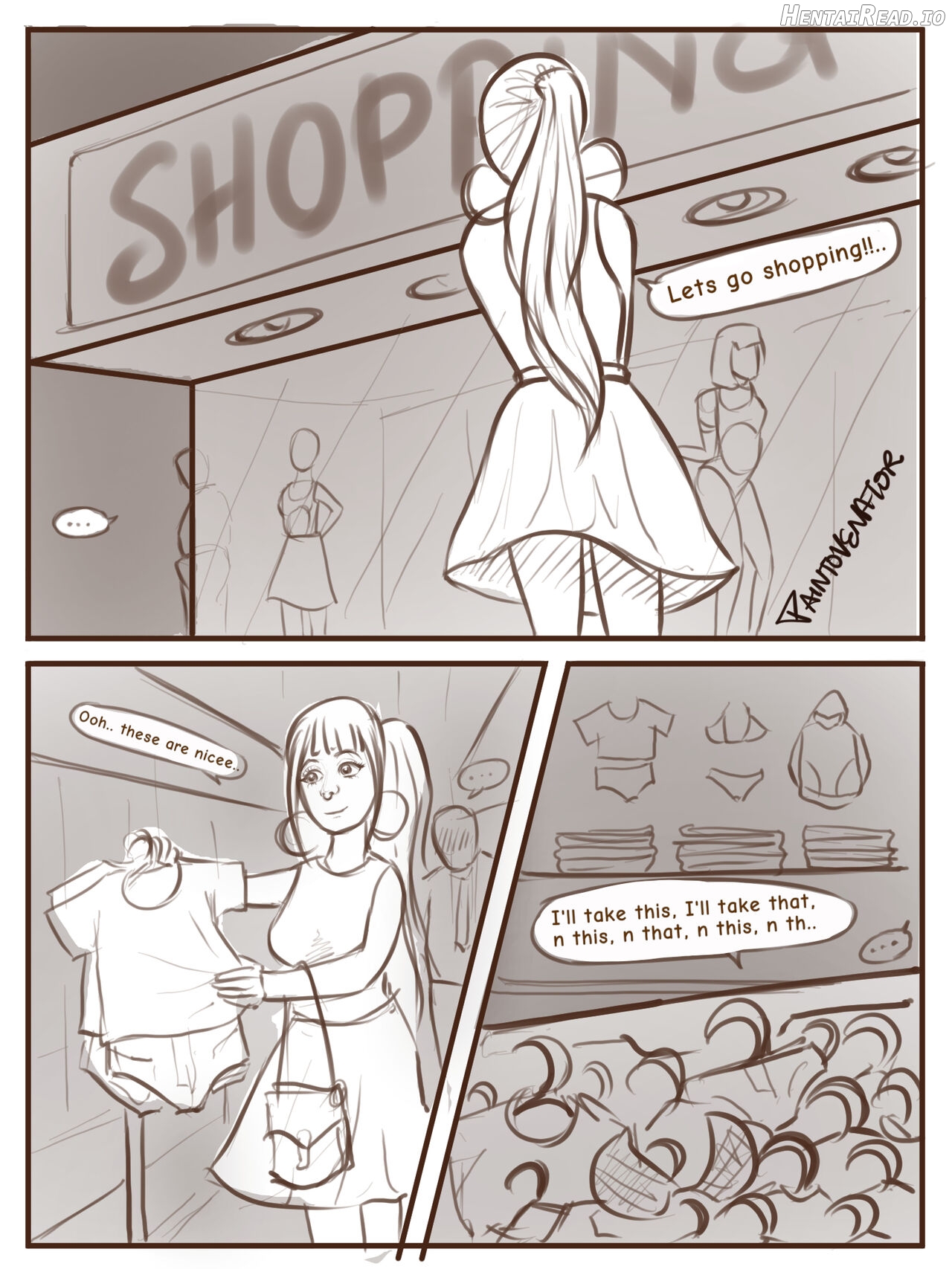 Luna goes shopping Chapter 1 - page 3