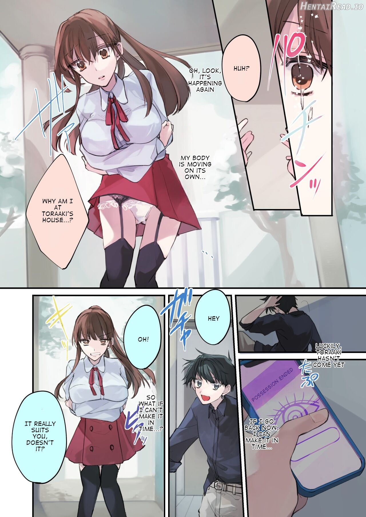 TS-kko Hyoui Appli ~Kachiki na TS-kko wa Suki Katte ni Karada o Tsukawarete Kizuitara Mesuochi Shitemashita~ Chapter 1 - page 49