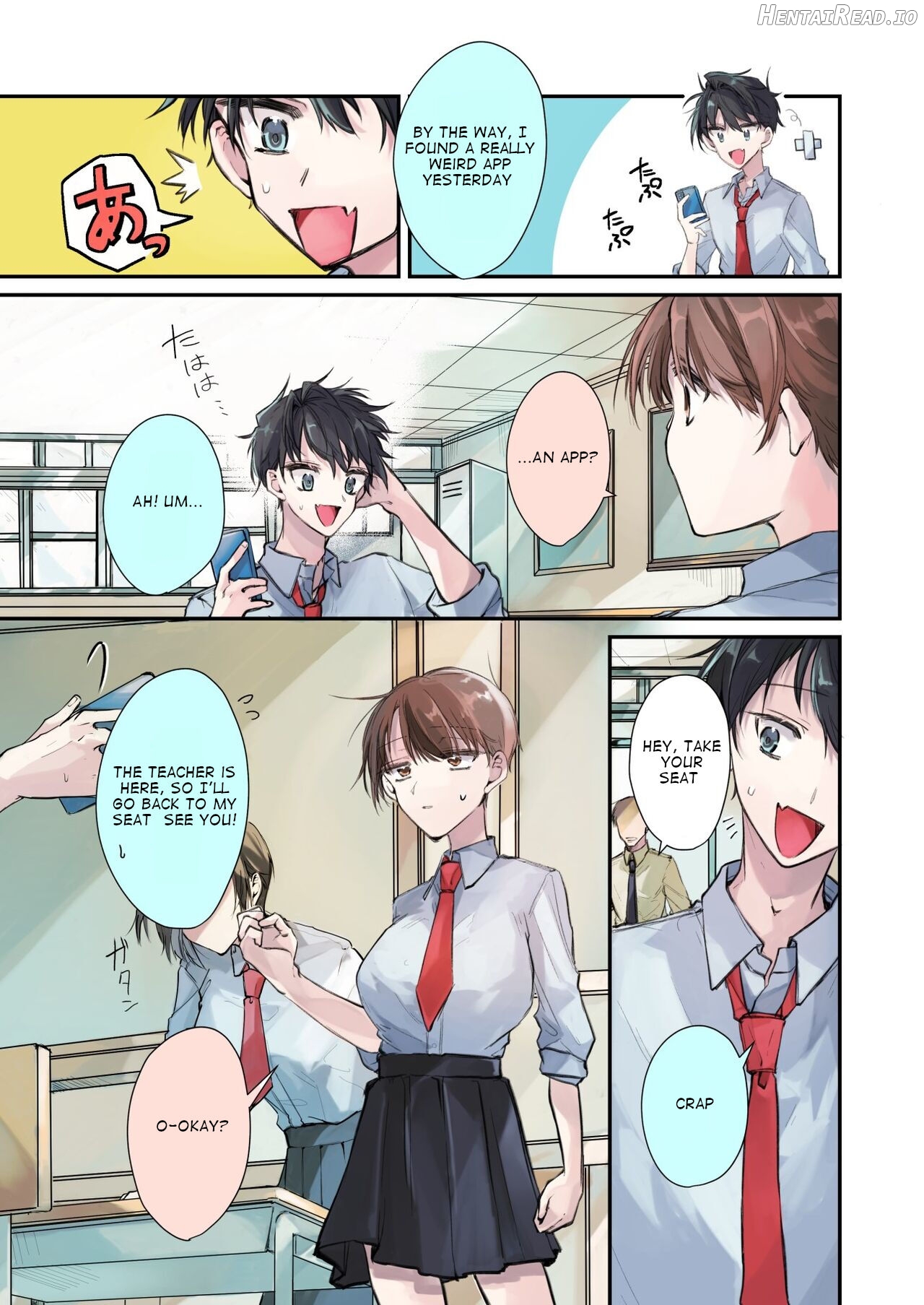 TS-kko Hyoui Appli ~Kachiki na TS-kko wa Suki Katte ni Karada o Tsukawarete Kizuitara Mesuochi Shitemashita~ Chapter 1 - page 6