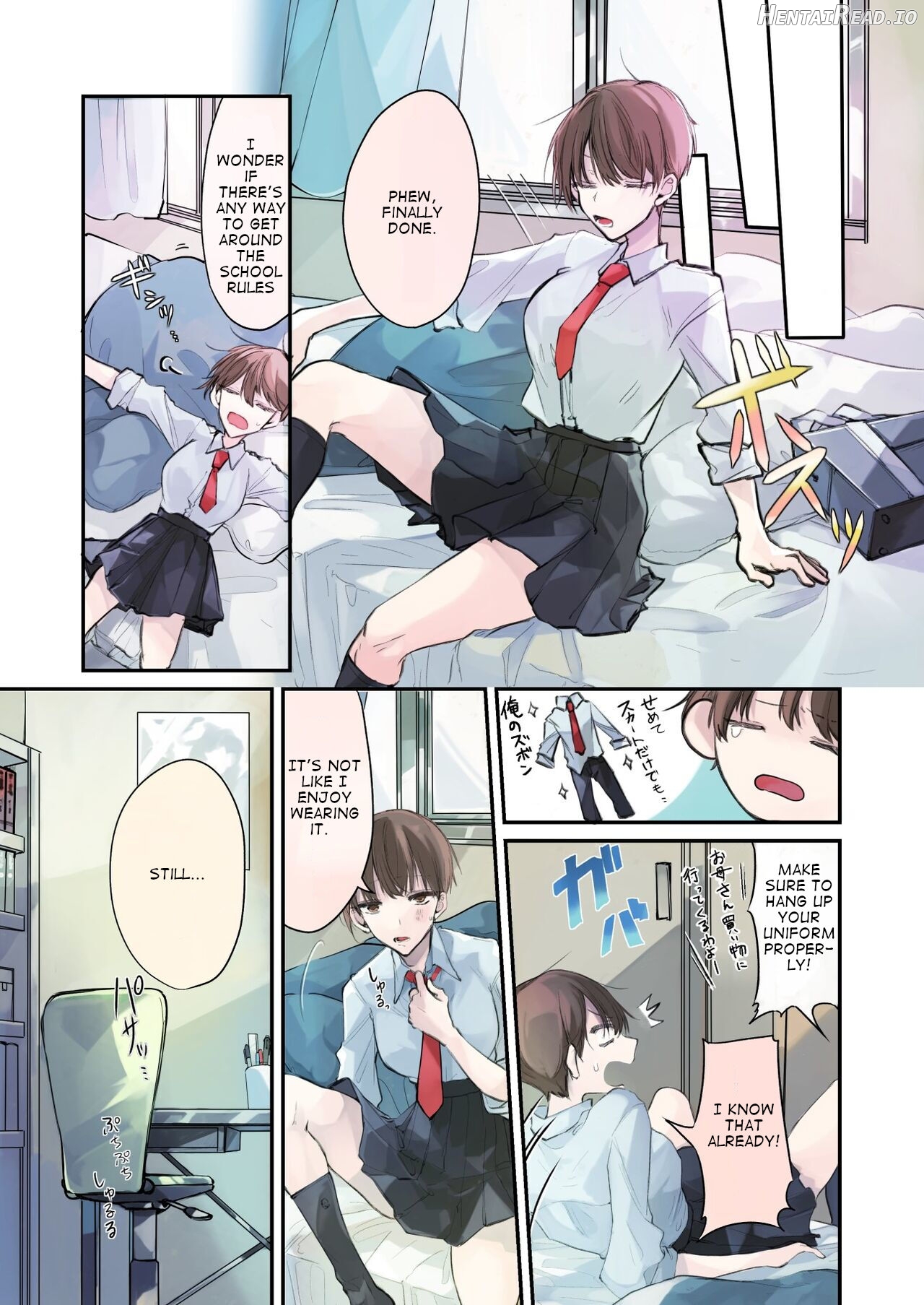 TS-kko Hyoui Appli ~Kachiki na TS-kko wa Suki Katte ni Karada o Tsukawarete Kizuitara Mesuochi Shitemashita~ Chapter 1 - page 7