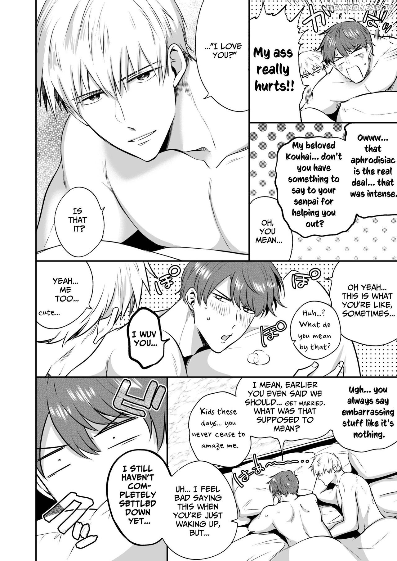 Office Worker's Love Hotel 6 Guys' Night EROS ~Drugged Junior Loves His Senior!~ Chapter 1 - page 37