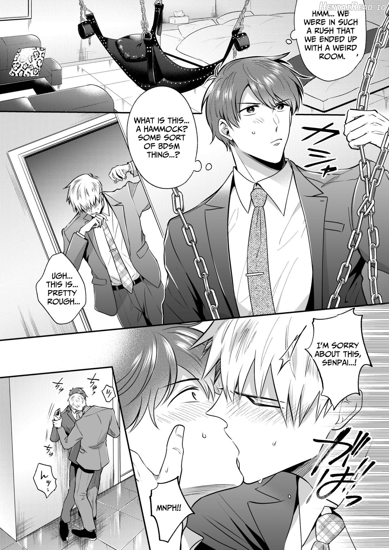 Office Worker's Love Hotel 6 Guys' Night EROS ~Drugged Junior Loves His Senior!~ Chapter 1 - page 9