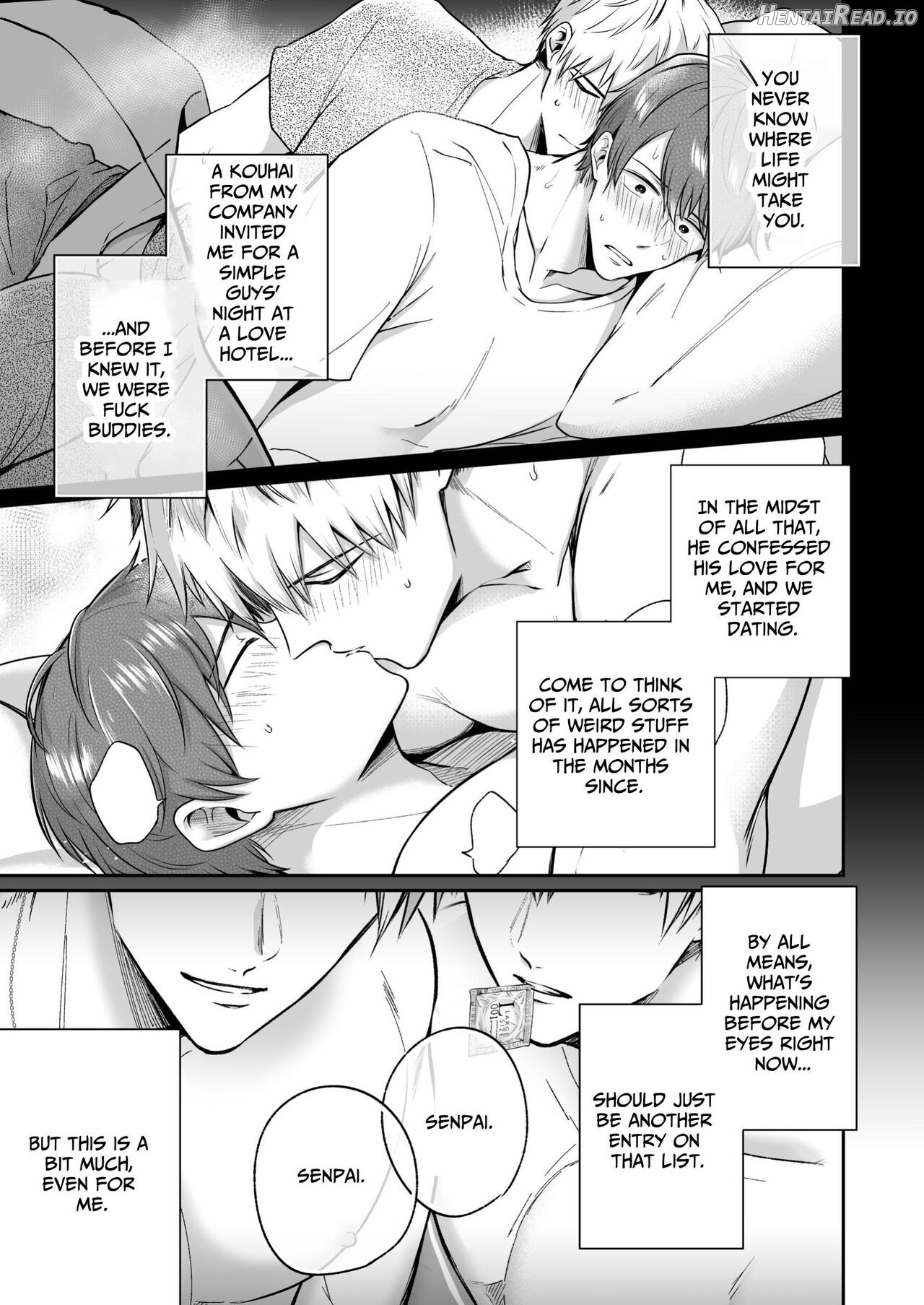 Office Worker's Love Hotel 8 Guys' Night EROS - College Boy Double-Dicked in a New World Chapter 1 - page 4