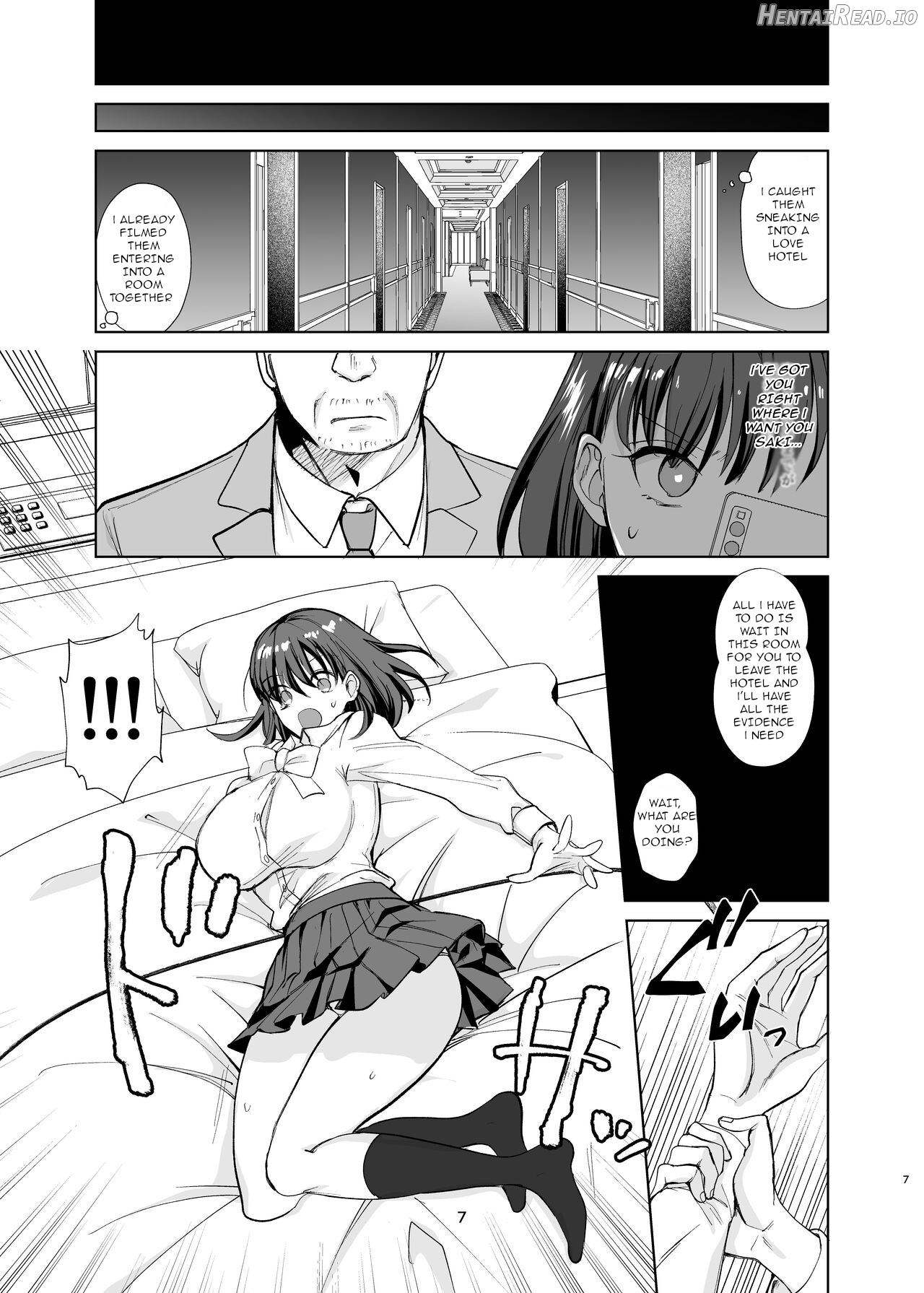 The story of a serious childhood friend who becomes deeply involved in 'P-services' and ends up addicted to sex Chapter 1 - page 6