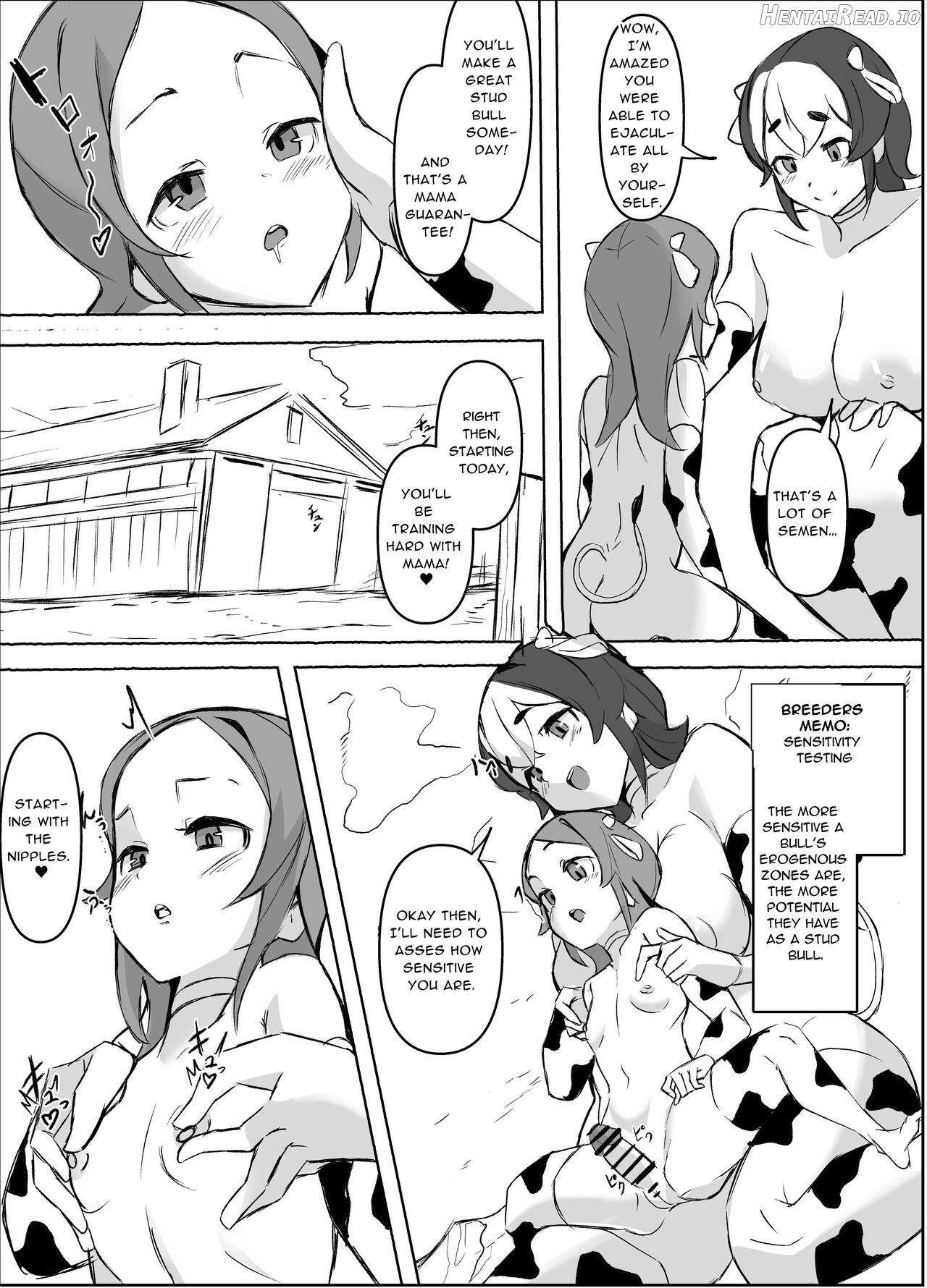 Futanari Sakusei Bokujou Monogatari Chapter 1 - page 4