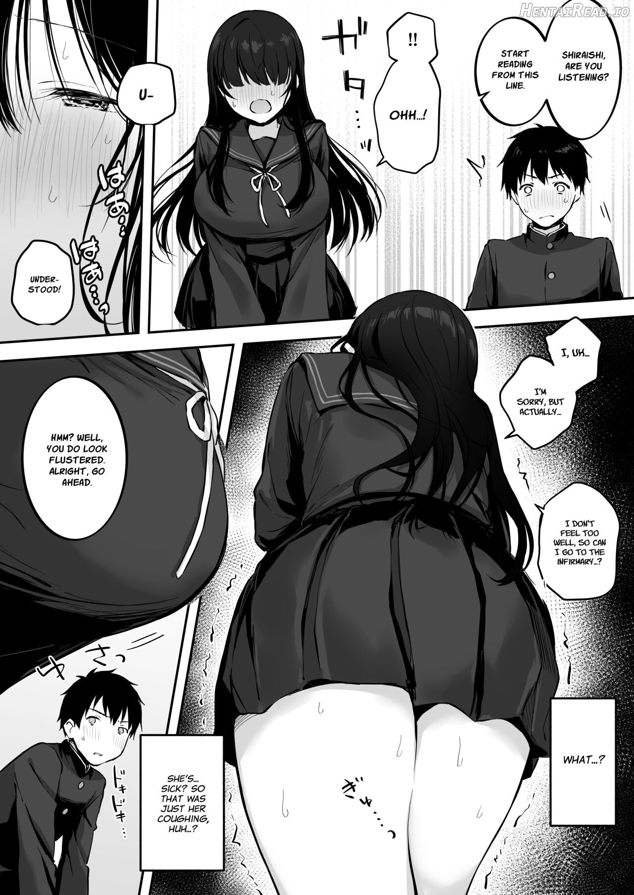 Dosukebe Bishoujo JK to Hokenshitsu Ecchi. Chapter 1 - page 8