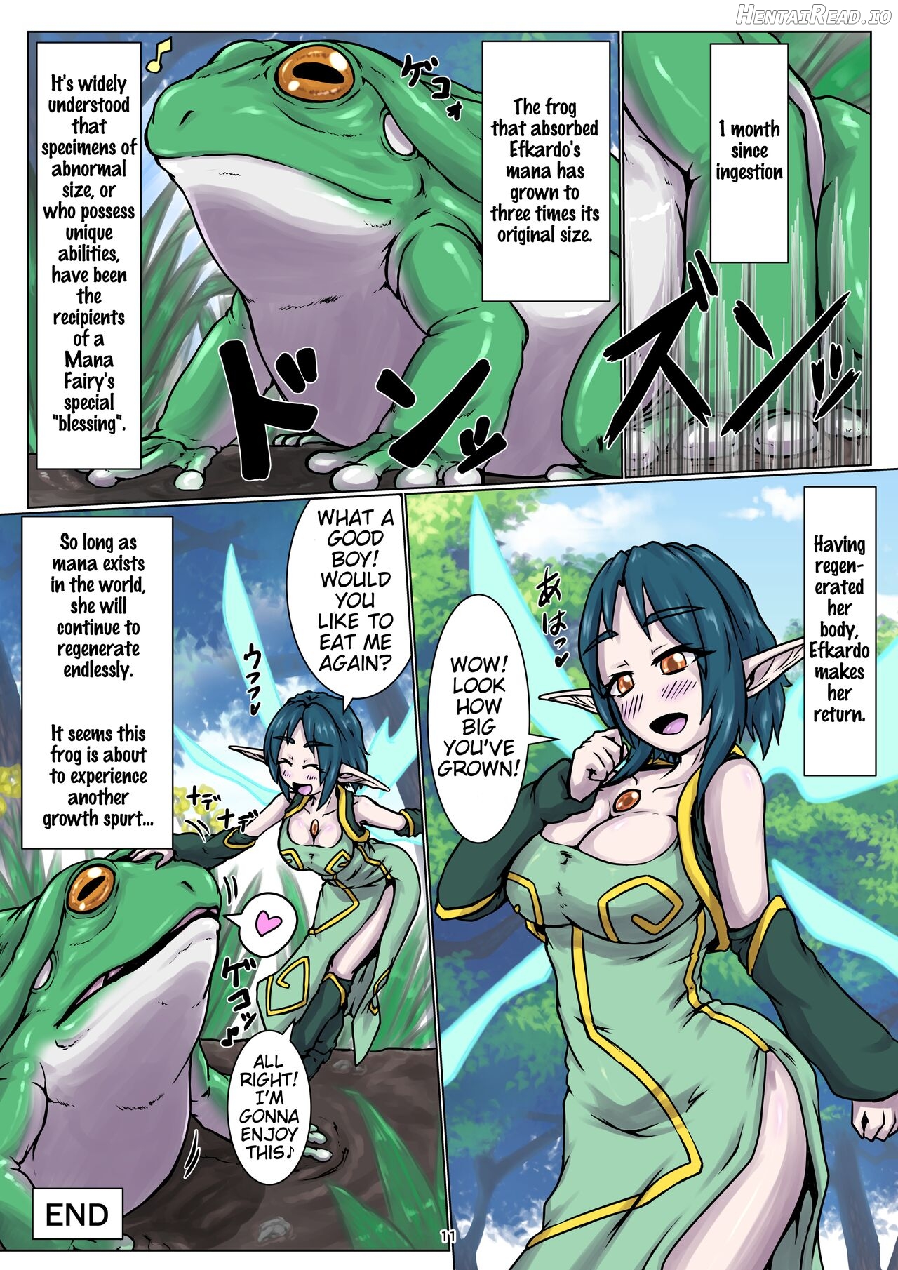 Vore Story ~Becoming Frog Food~ Chapter 1 - page 12