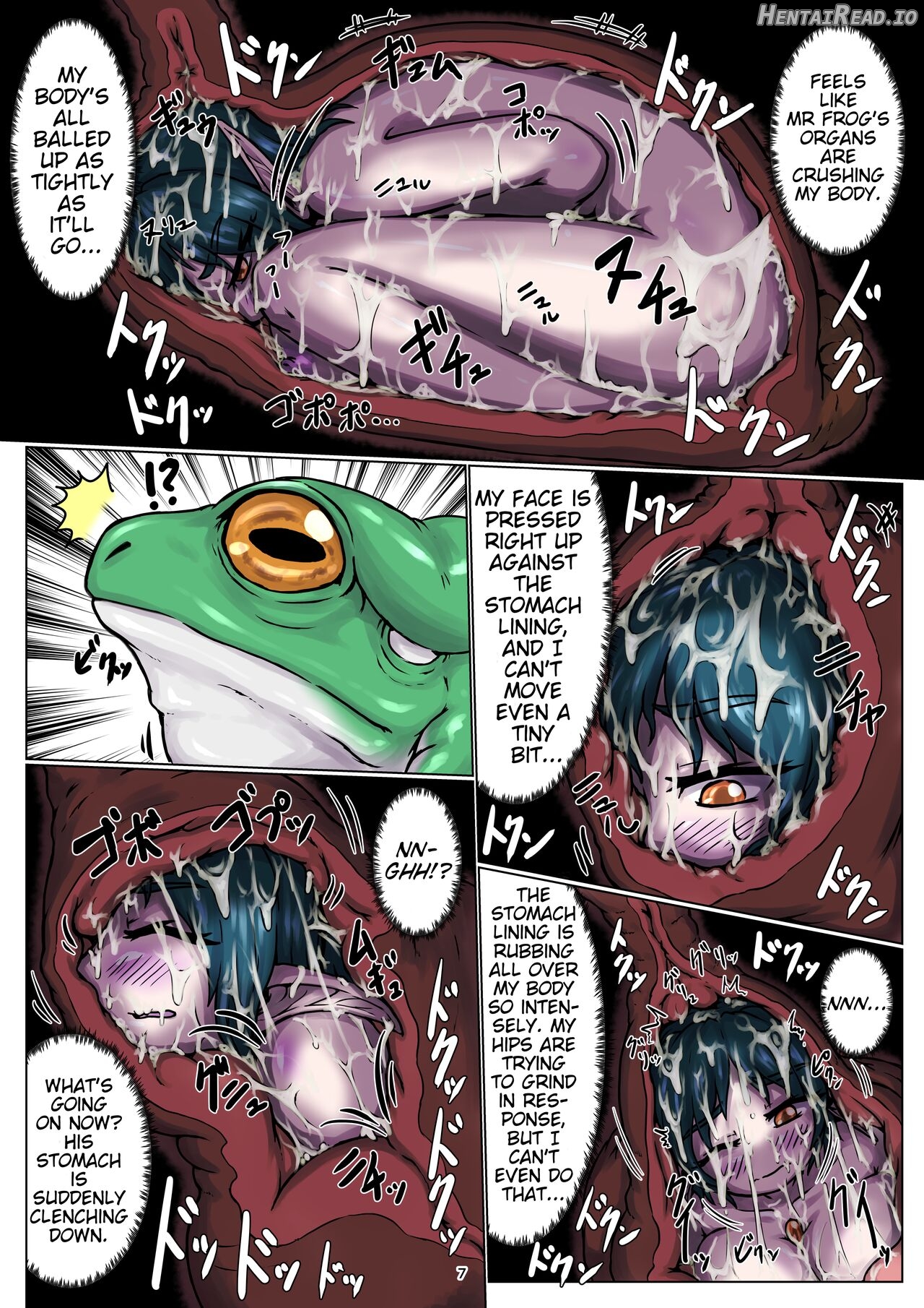 Vore Story ~Becoming Frog Food~ Chapter 1 - page 8