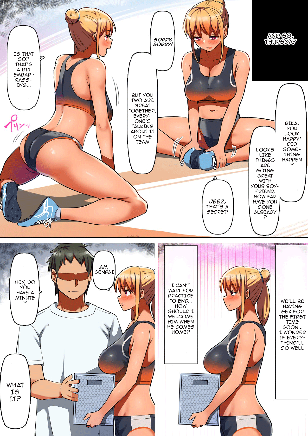 Sports-kei Kanojo, Nikubenki Health ni Ochiru Chapter 1 - page 11