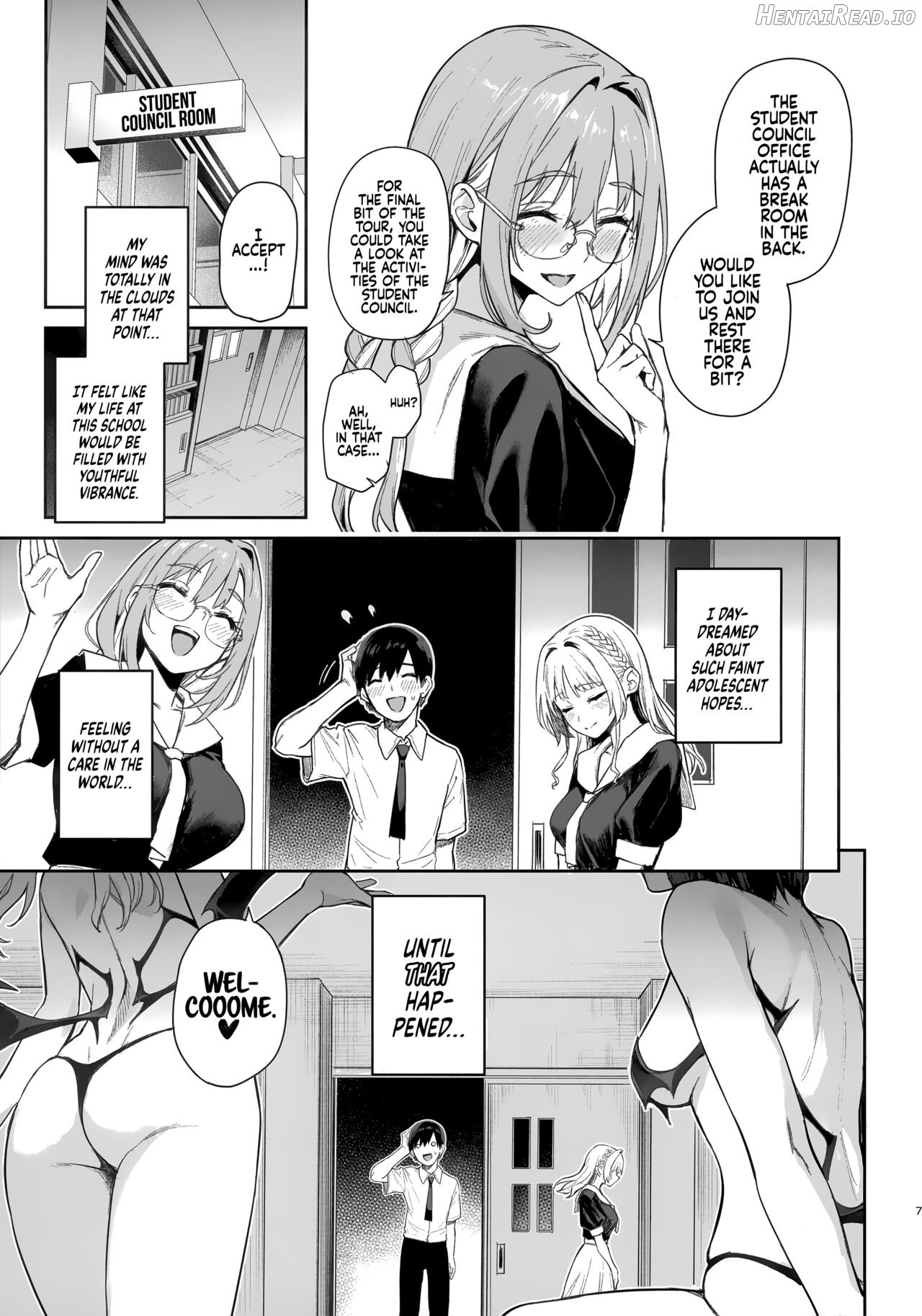 Succubus Seitokai Shiko Shiko Shikkoubu Chapter 1 - page 7