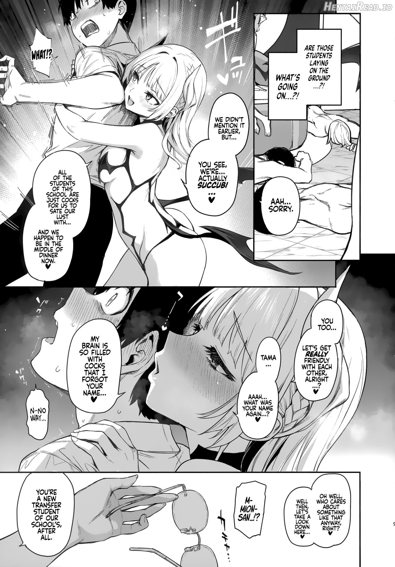 Succubus Seitokai Shiko Shiko Shikkoubu Chapter 1 - page 9