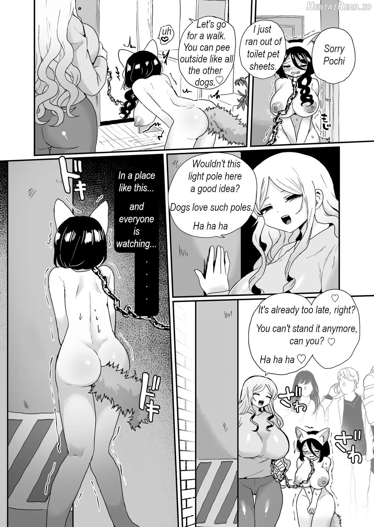 I train our nasty landlady to become my daughter's pet Chapter 1 - page 44