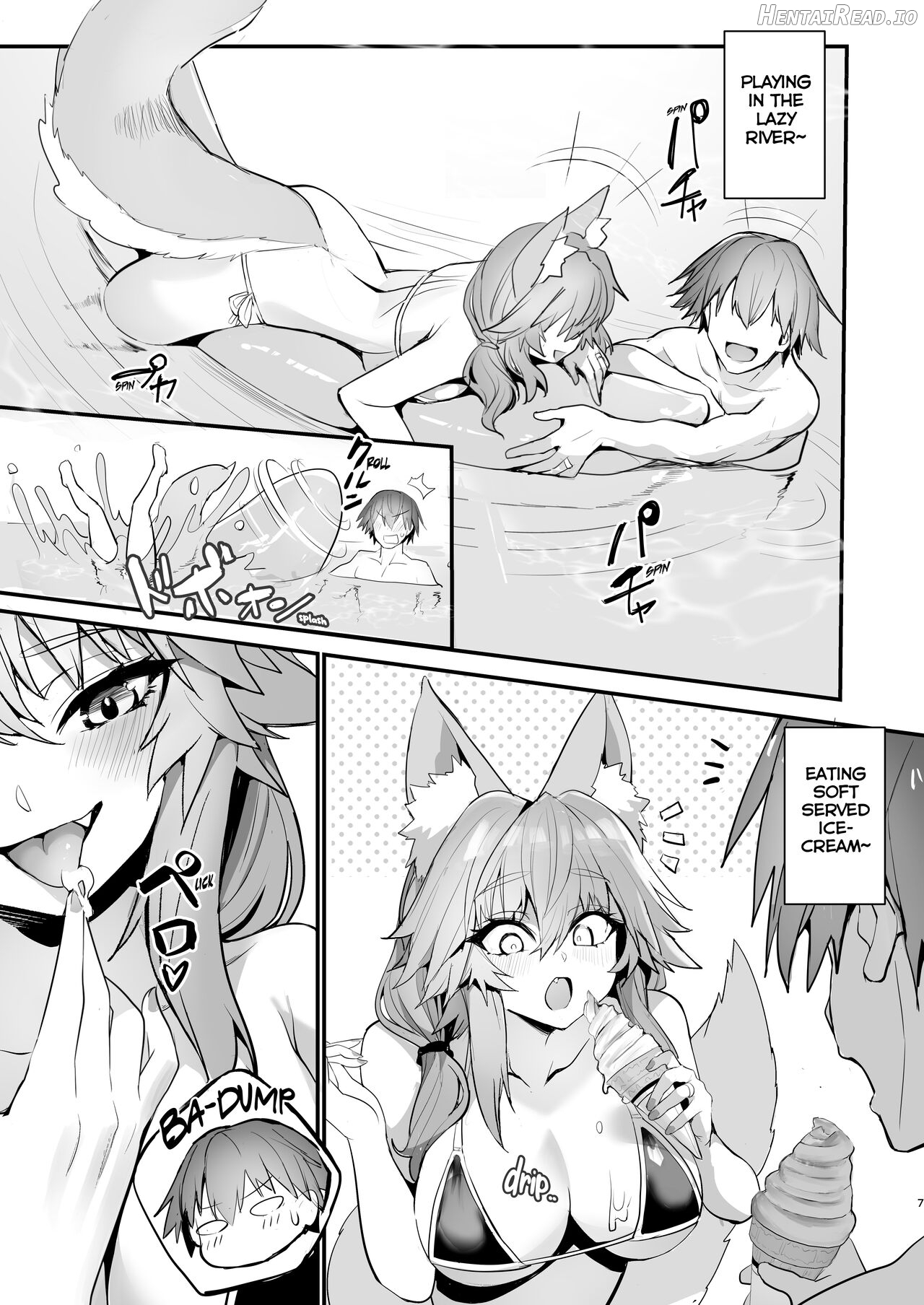 Manatsu no Pool Date Tamamo-chan Chapter 1 - page 7