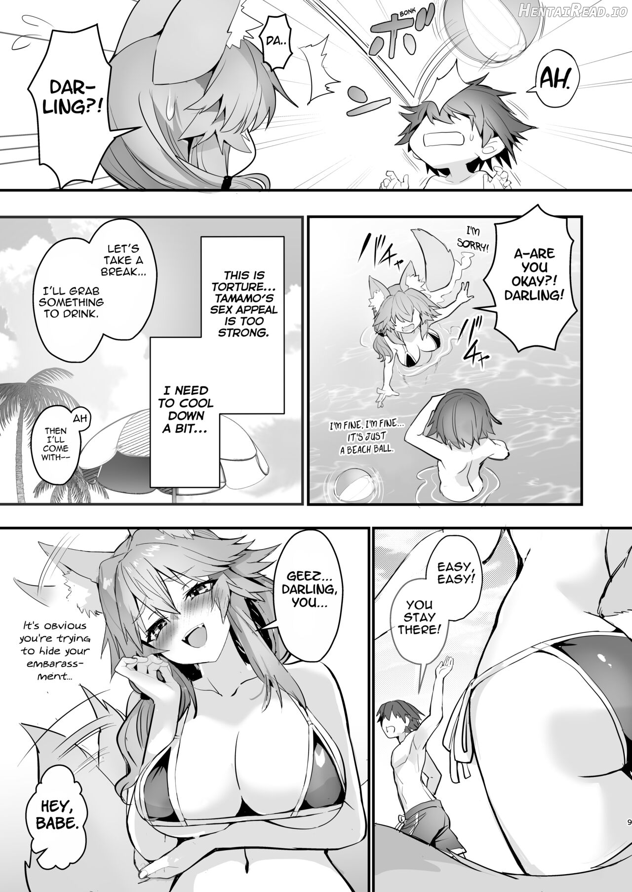 Manatsu no Pool Date Tamamo-chan Chapter 1 - page 9