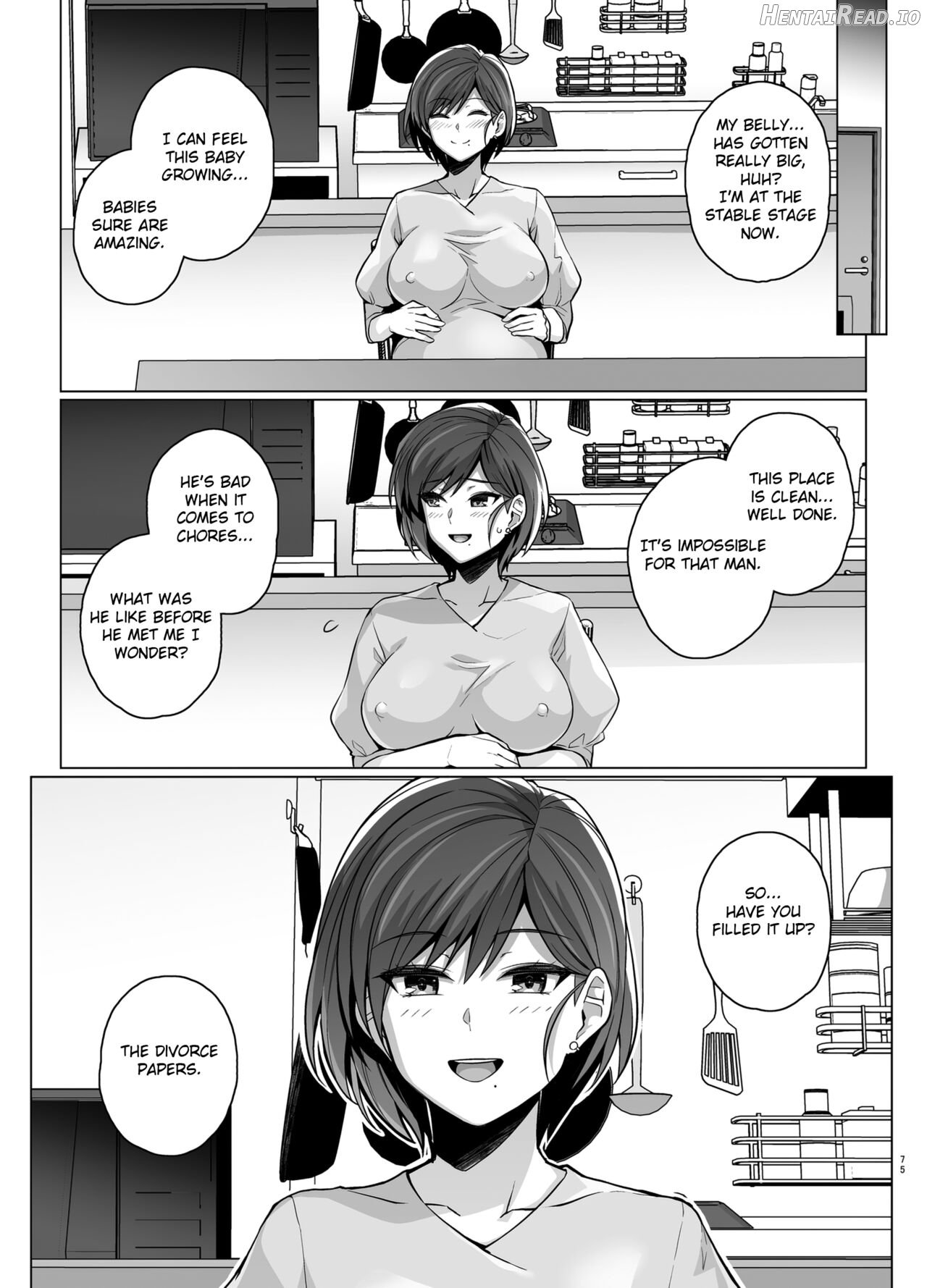 Tsuma ga, Tanin no Mesu ni naru made -Short Cut Kyonyuu Tsuma Sasaki Misaki Hen- Chapter 1 - page 77