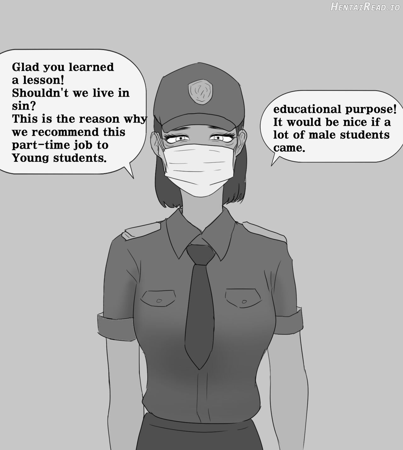 Female Students Working Part-Time In Prison Chapter 1 - page 55