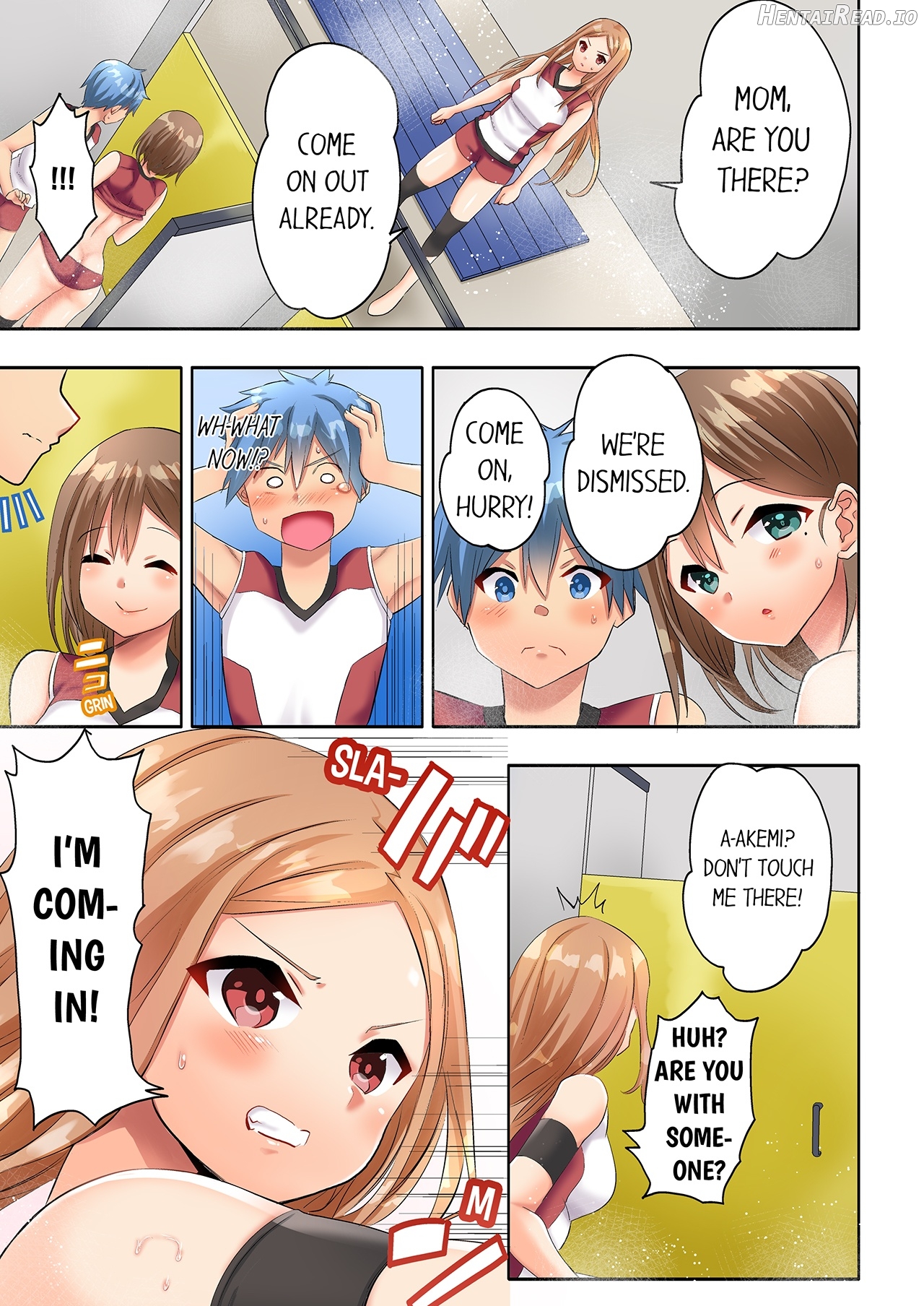 Hitozuma Volley-bu no Asedaku SEX ~Shower Abinagara Mitchaku Shichau? 1-3 Chapter 1 - page 28