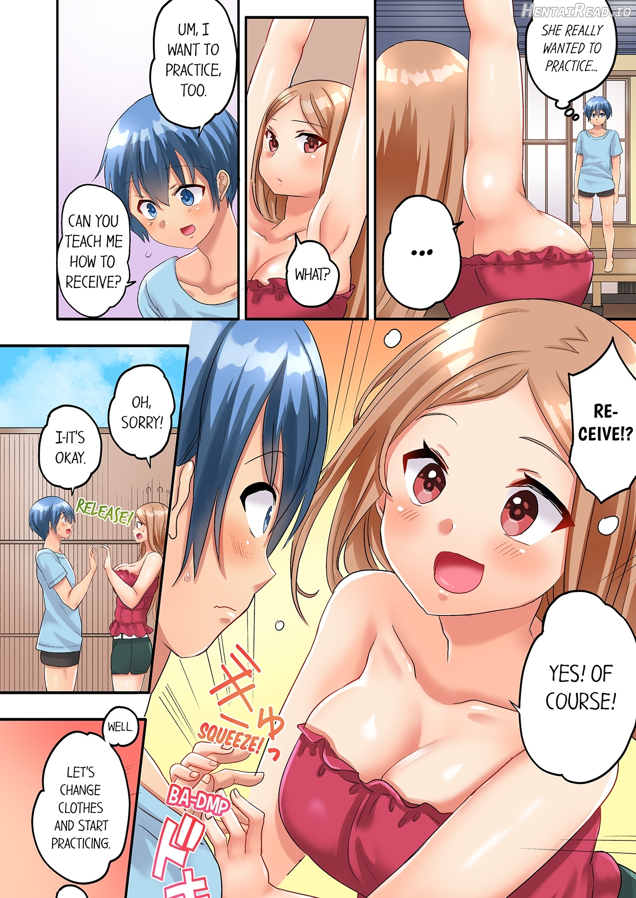 Hitozuma Volley-bu no Asedaku SEX ~Shower Abinagara Mitchaku Shichau? 1-3 Chapter 1 - page 57