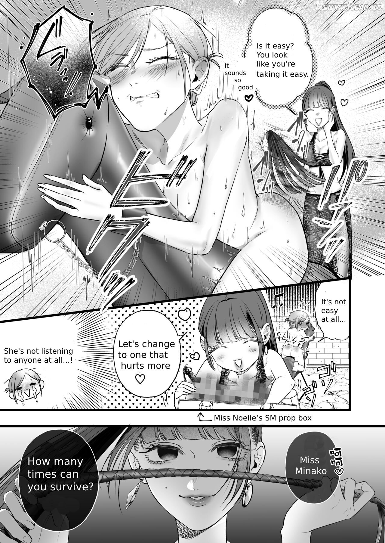 The story of an exhausted woman being beaten by a lustful woman Chapter 1 - page 13