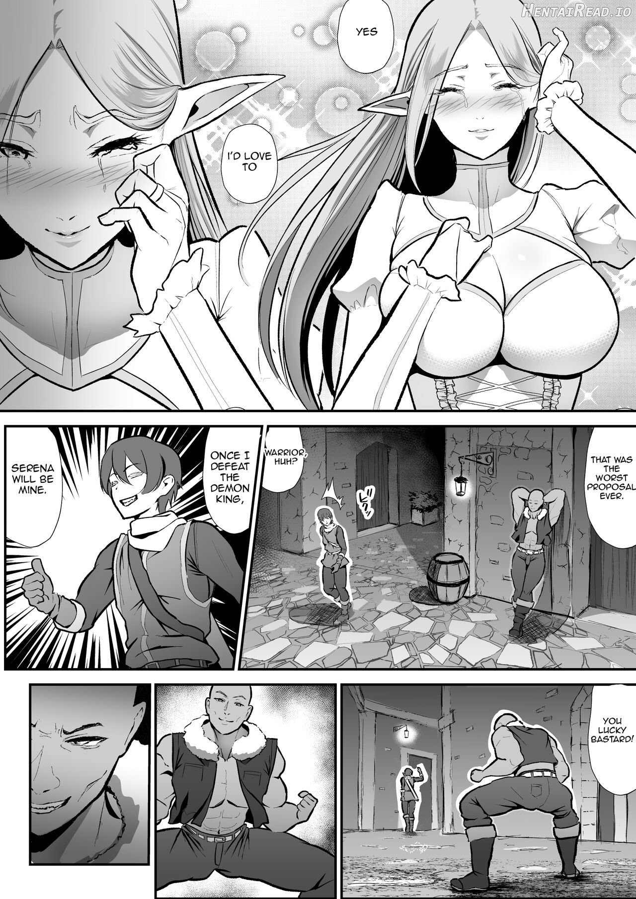 Cuckolded Elven Holy Maiden Serena, Falls into Anal Pleasure Chapter 1 - page 9