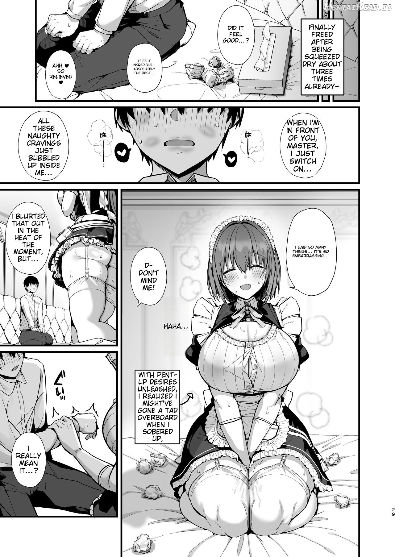 Love Maid -Yasashikute Amaama na Kyonyuu Ero Maid San to SEX Shimakuru Ohanashi- Chapter 1 - page 28