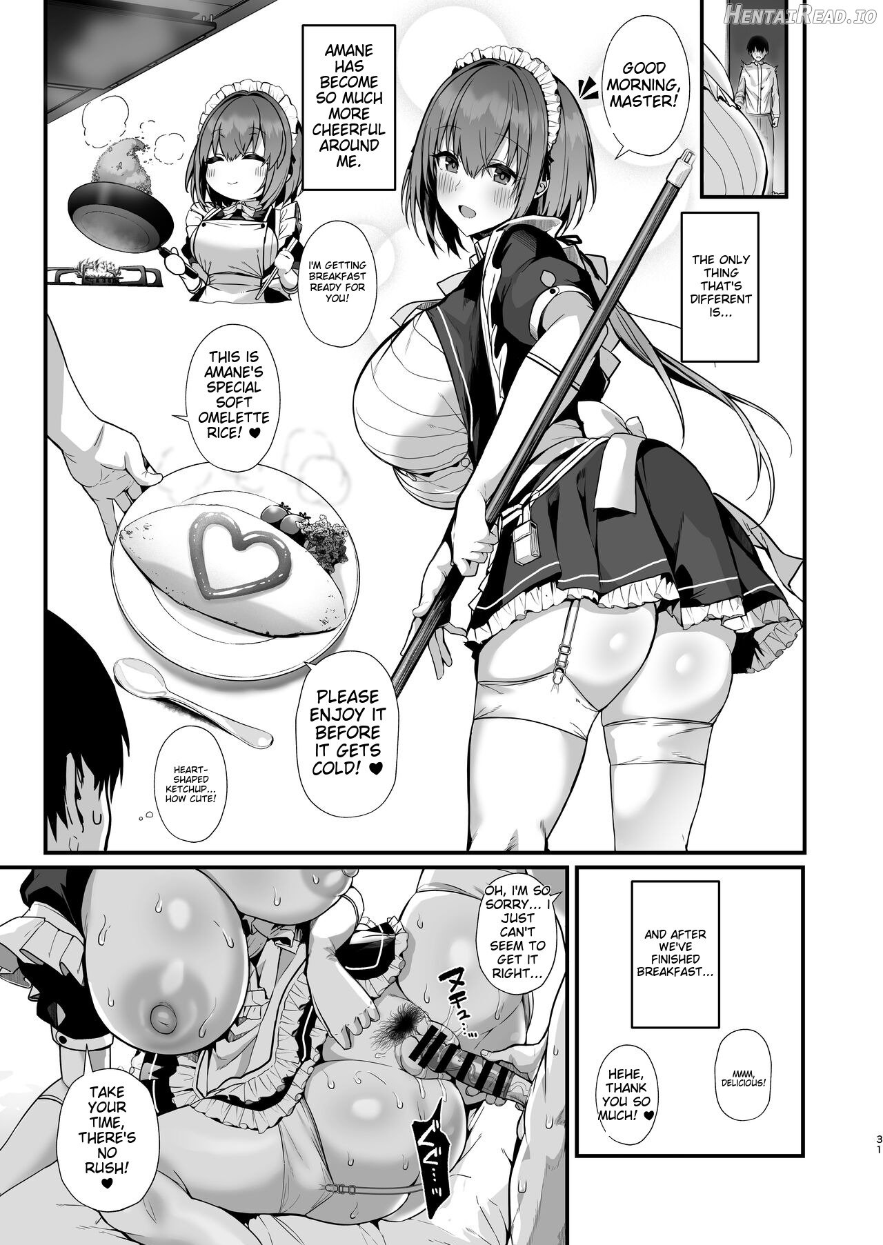 Love Maid -Yasashikute Amaama na Kyonyuu Ero Maid San to SEX Shimakuru Ohanashi- Chapter 1 - page 30