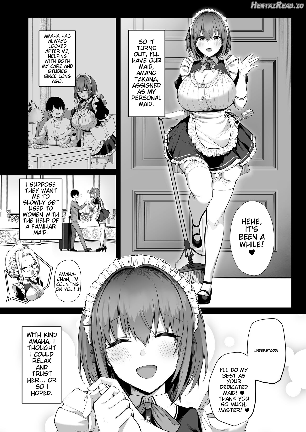 Love Maid -Yasashikute Amaama na Kyonyuu Ero Maid San to SEX Shimakuru Ohanashi- Chapter 1 - page 8