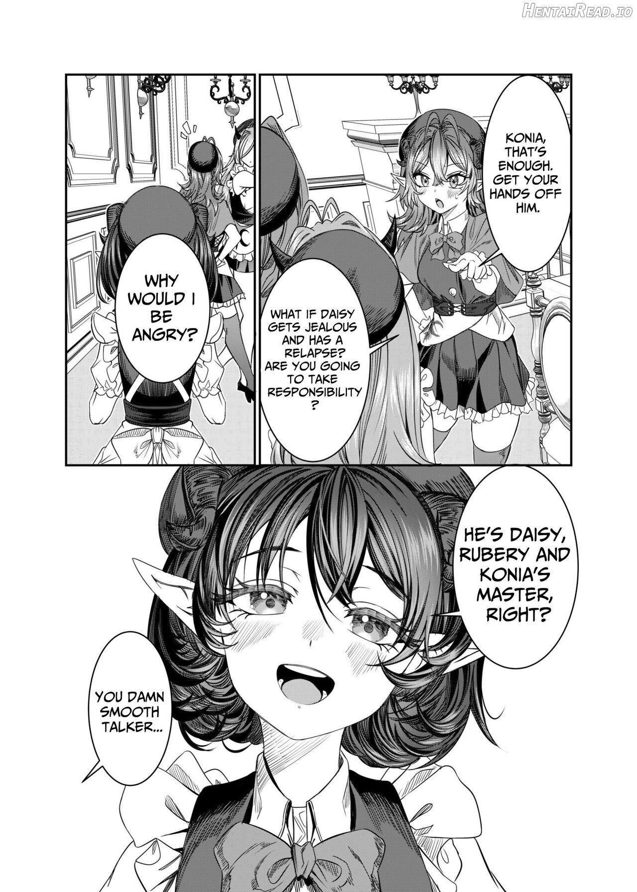 Dorei o Choukyou shite Harem Tsukuru ~Sodateta Dorei-tachi to Junai Harem H suru made no Hanashi~ "Manga Ban Chapter 2 - page 84