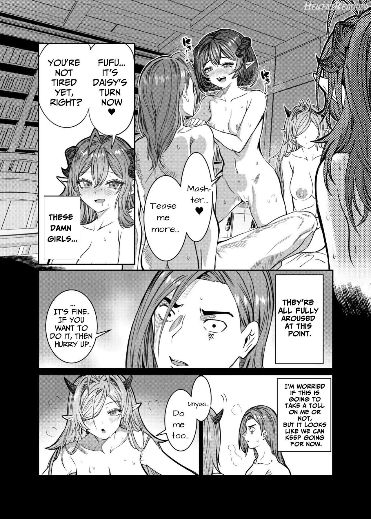 Dorei o Choukyou shite Harem Tsukuru ~Sodateta Dorei-tachi to Junai Harem H suru made no Hanashi~ "Manga Ban Chapter 2 - page 110