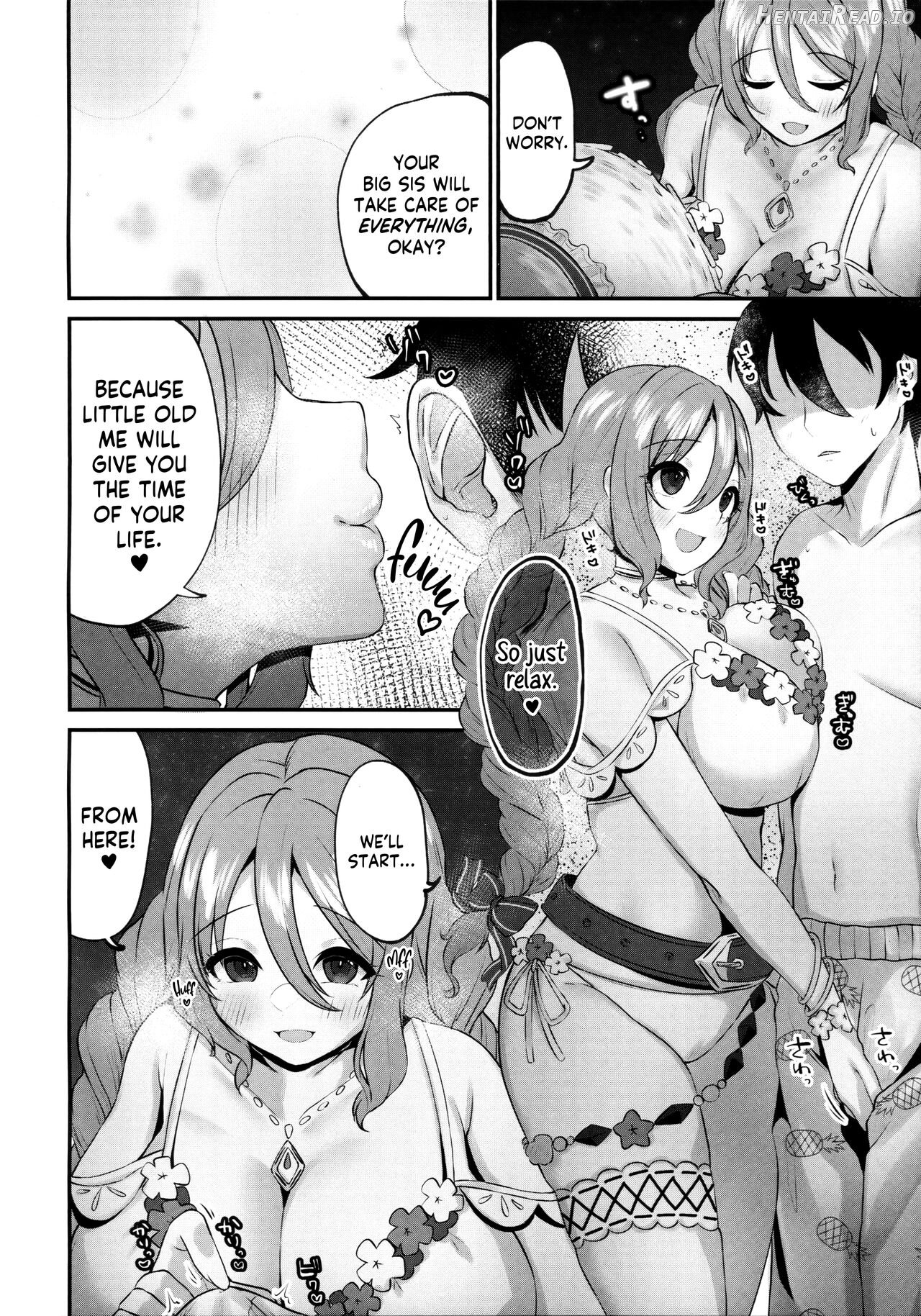 Mizugi no Onechan to Yoru no Umi de Ecchi Suru Hon Chapter 1 - page 3