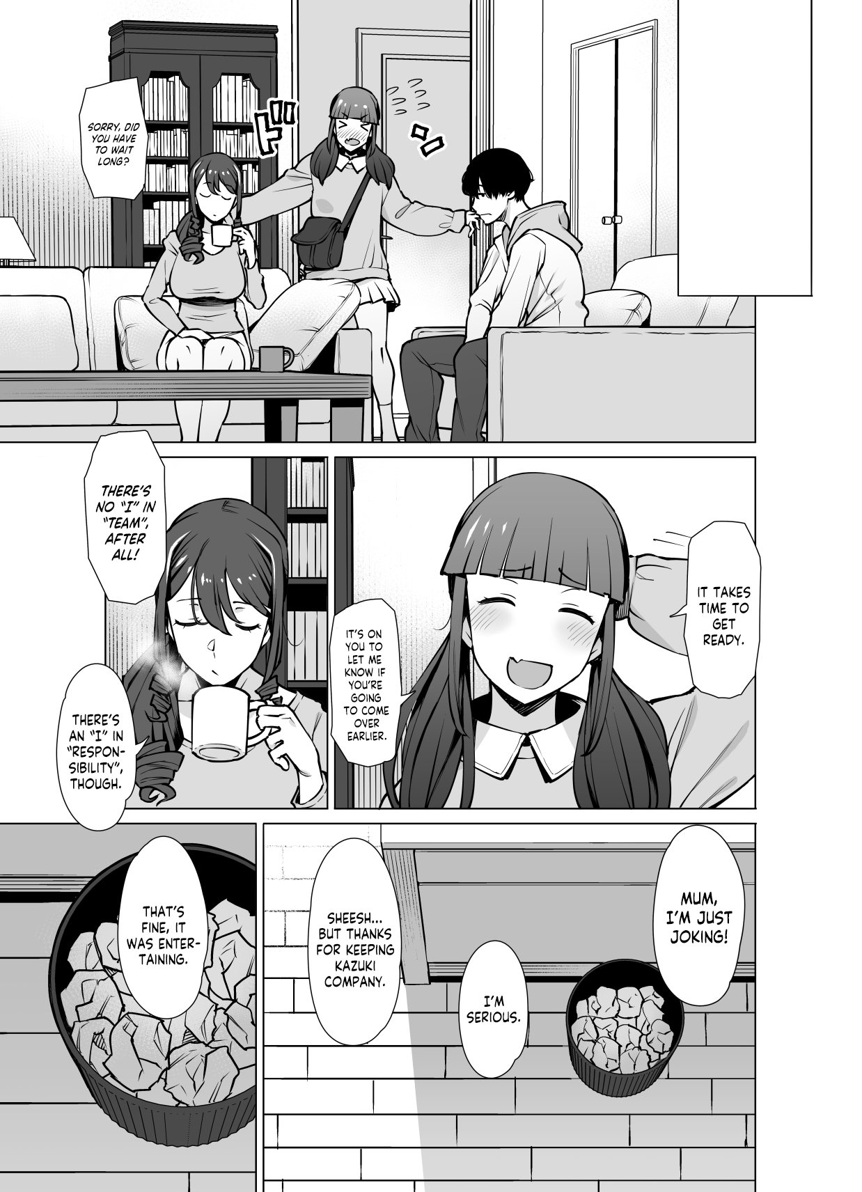 Yamazaki Makie, Musume no Kareshi to SeFri ni Naru Chapter 1 - page 62