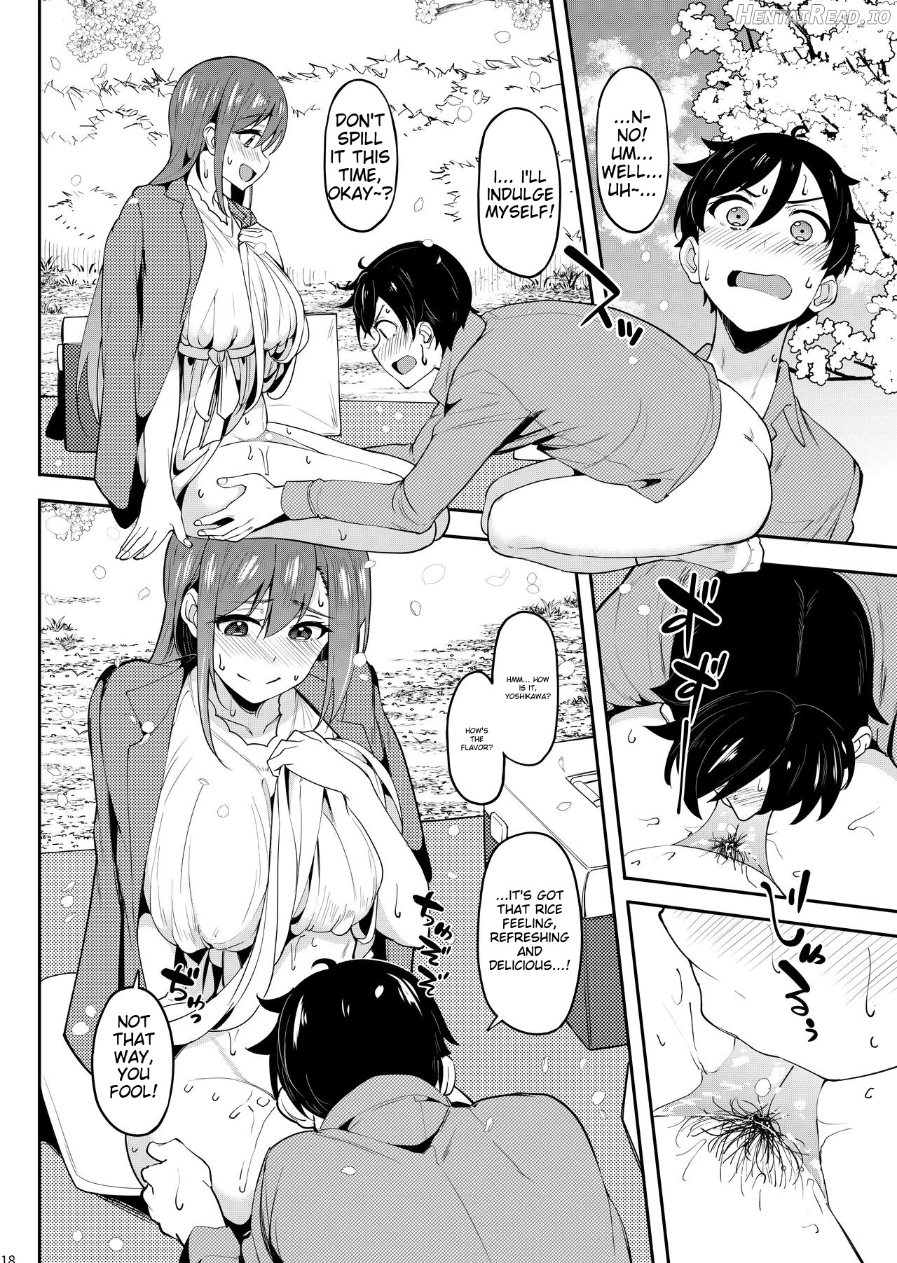 Yoidore Hanamizake - Daigaku no Senpai to Ohanami Deisui Sex Chapter 1 - page 17