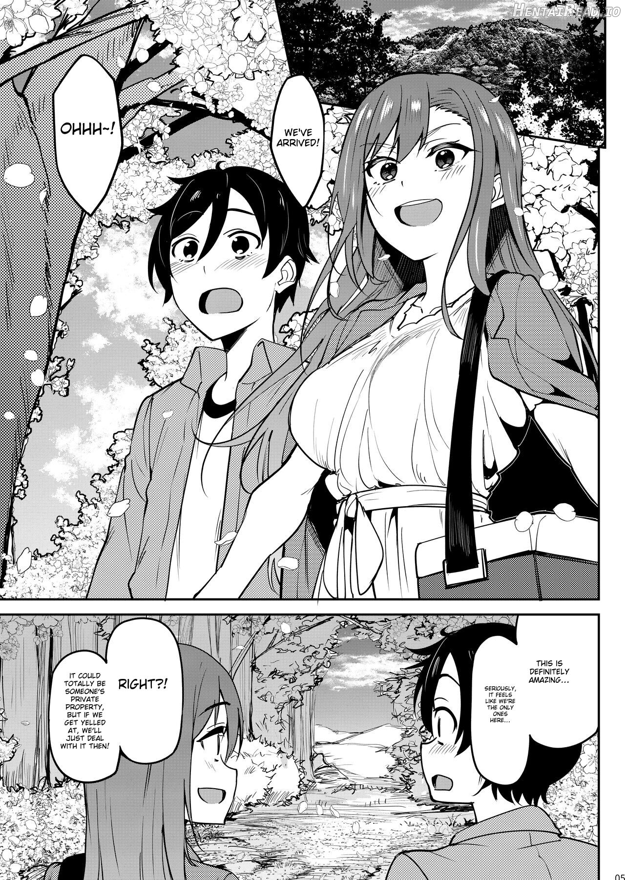 Yoidore Hanamizake - Daigaku no Senpai to Ohanami Deisui Sex Chapter 1 - page 4