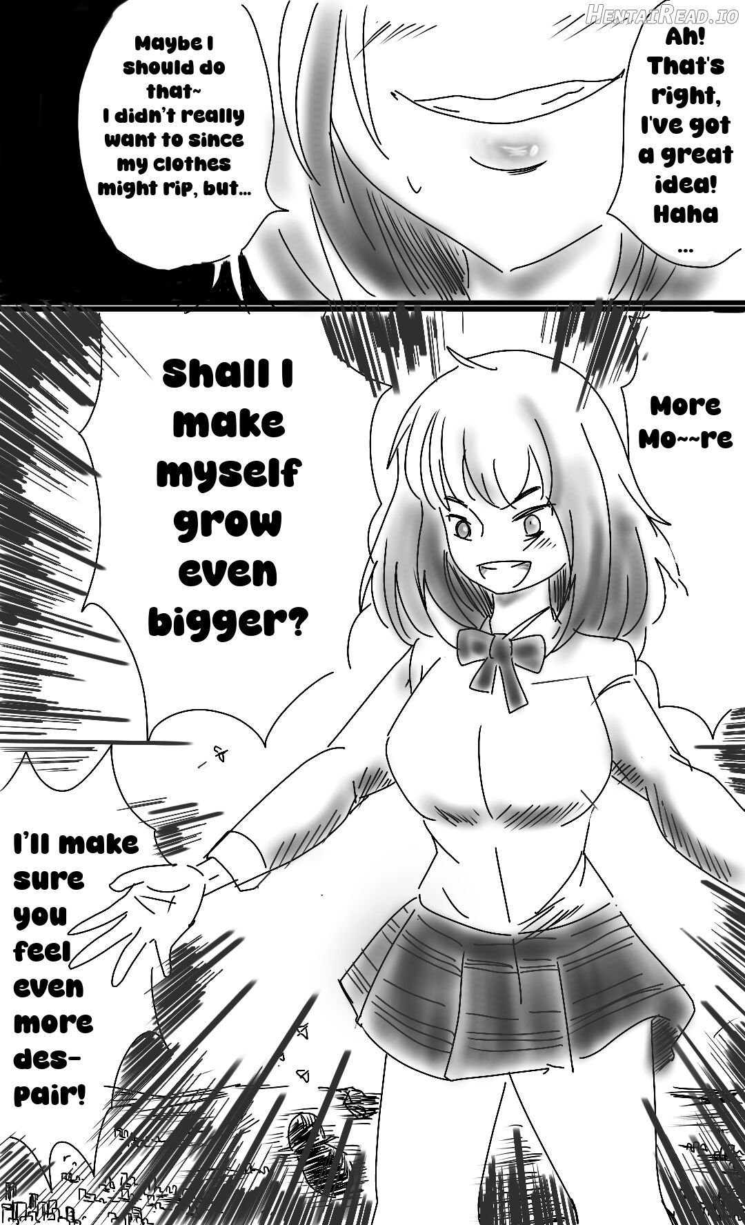 The super-giant high school girl appears again Chapter 1 - page 16