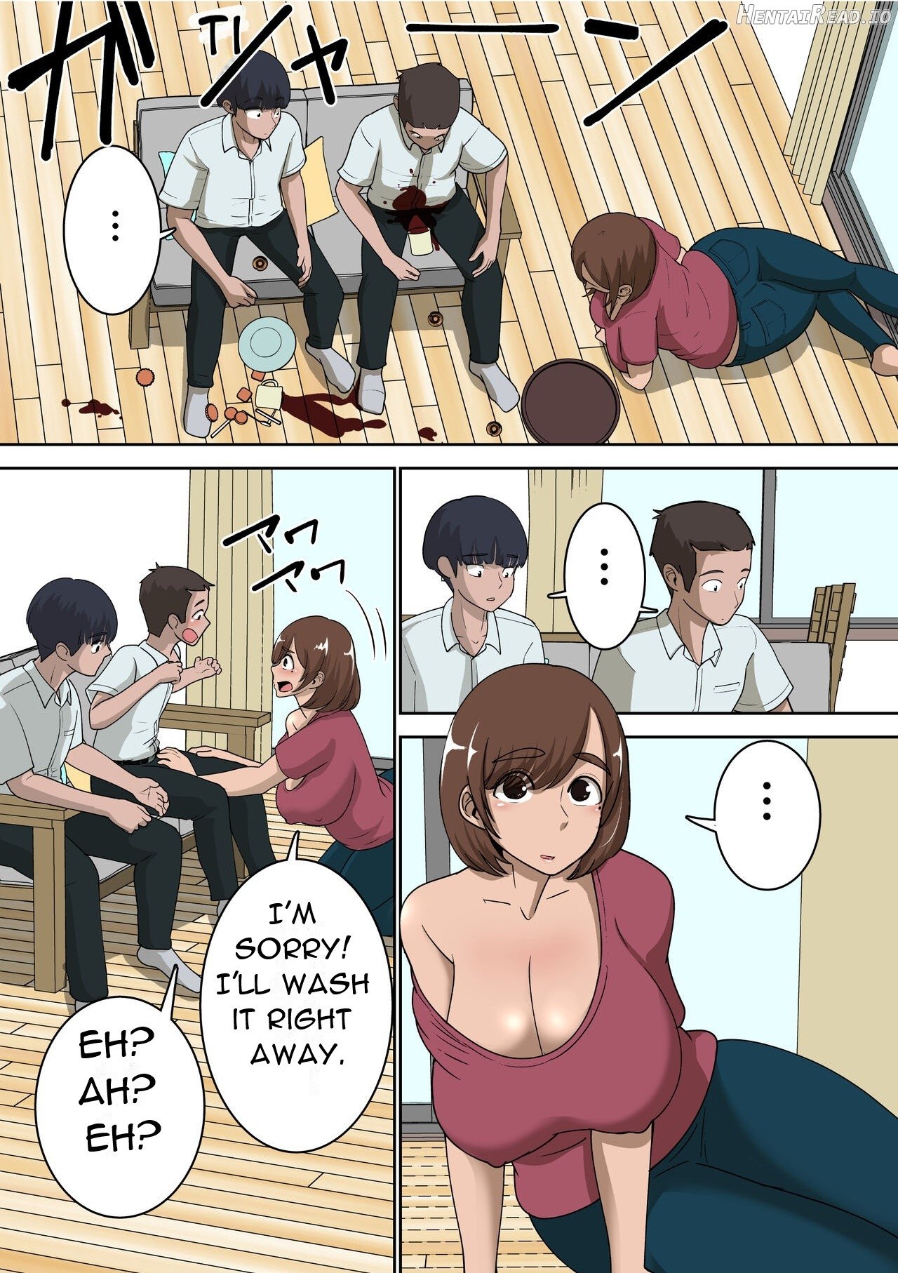 doukyuu nama ni eroi me de mi rare te iru uti no kaa san to raburabu etti si te mi ta - I Had Sex with My Mother, Who was Being Looked at Erotically by My Classmates Chapter 1 - page 5