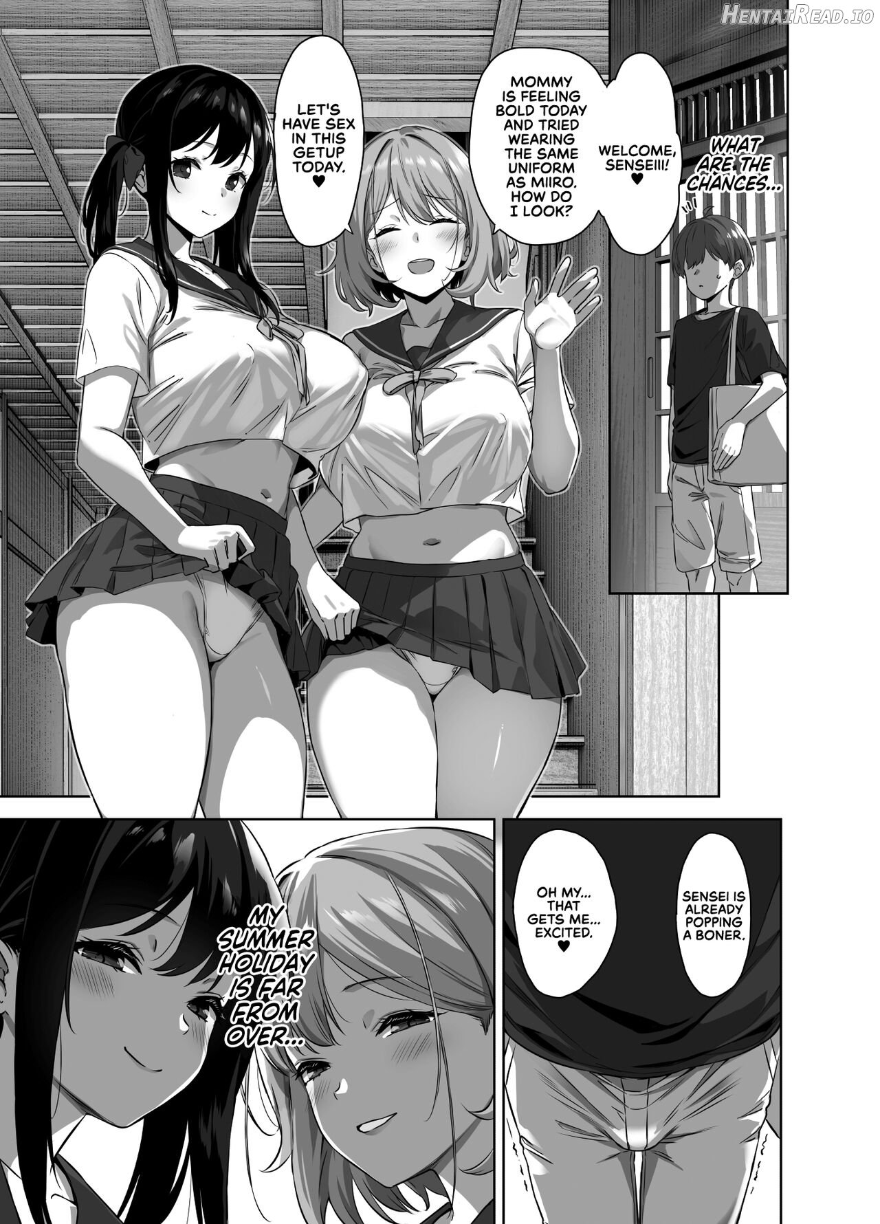 Natsu to Inaka to Yuuwaku shite kuru Dekkai Oshiego 2 Chapter 1 - page 49